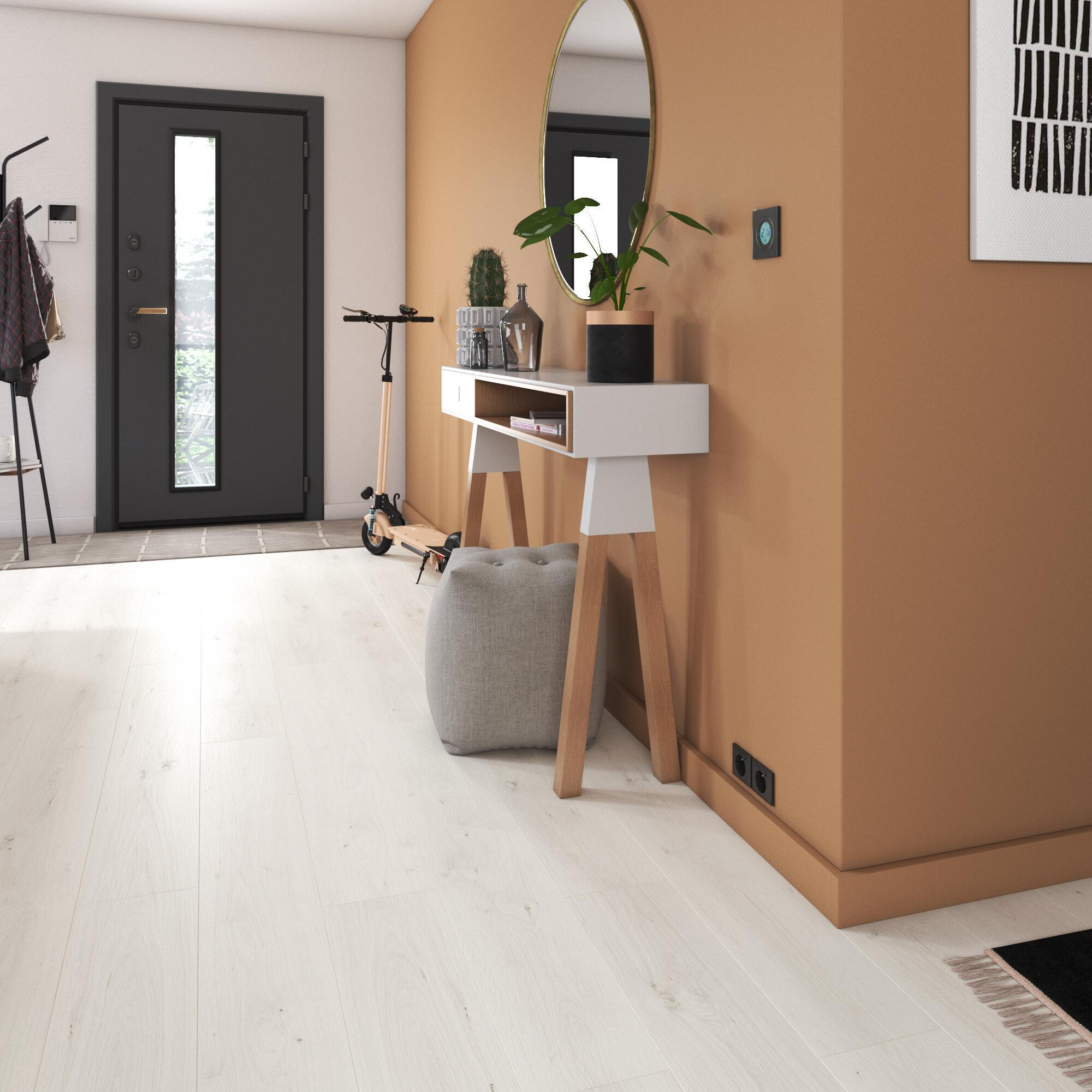 Pavimento laminato effetto legno bianco, AC4 classe 32, sp. 8 mm, ARTENS Nisbet, 1.99 m² - 4