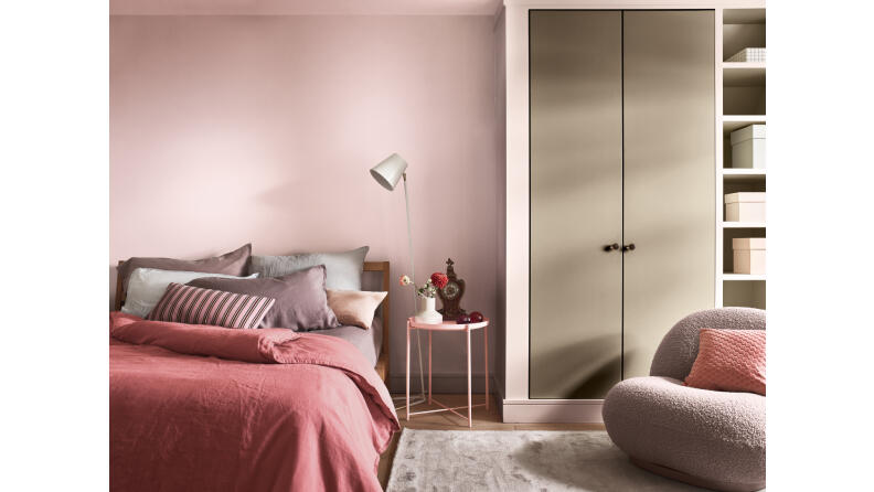Testeur peinture mur, boiserie vieux rose satin DULUX VALENTINE Crème de couleur - 4
