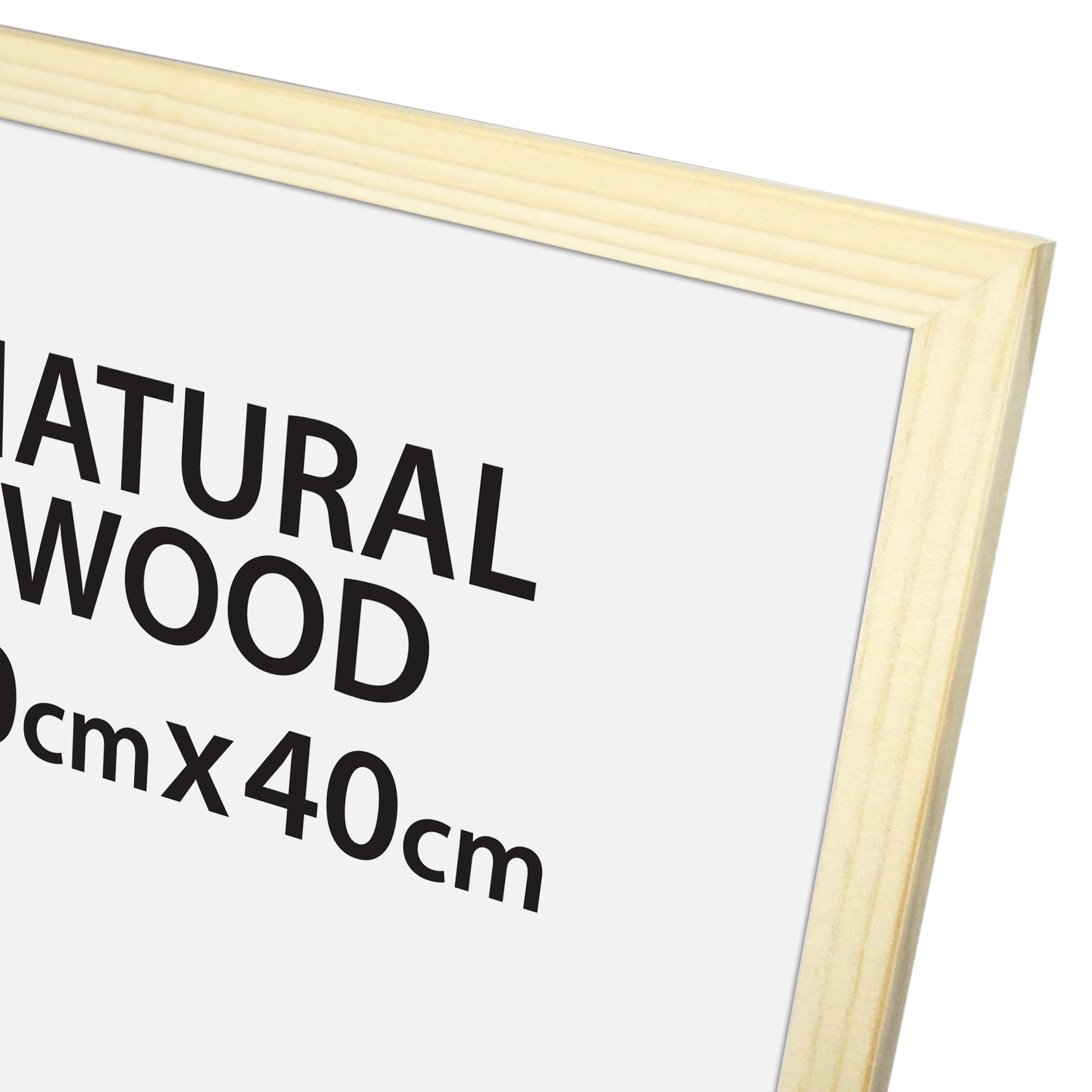Cadre Brut, H.40 x l.30 cm, bois naturel - 9
