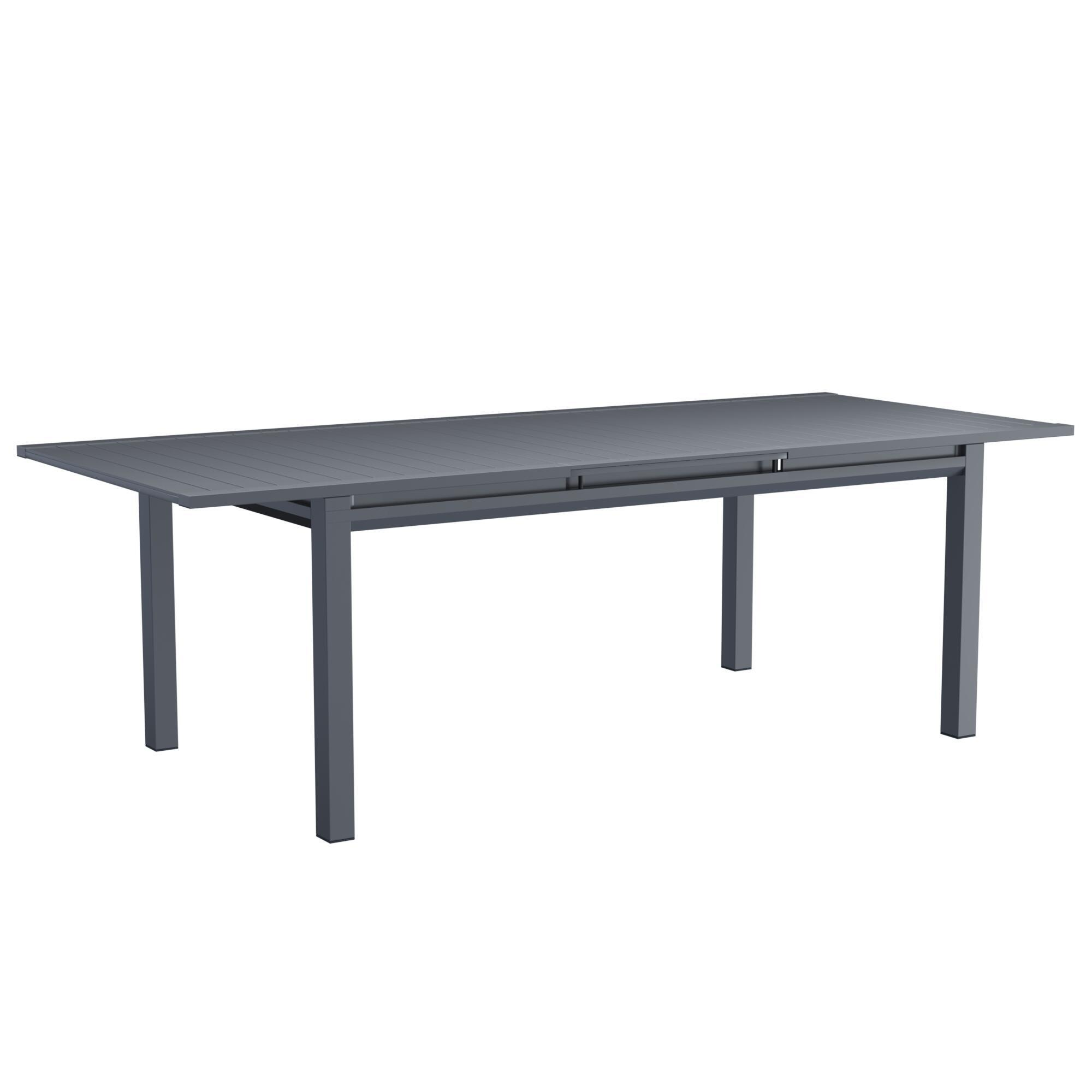 Mesa de alumínio Naterial Odyssea II Easy 180/240x100 cm Antracite - 34