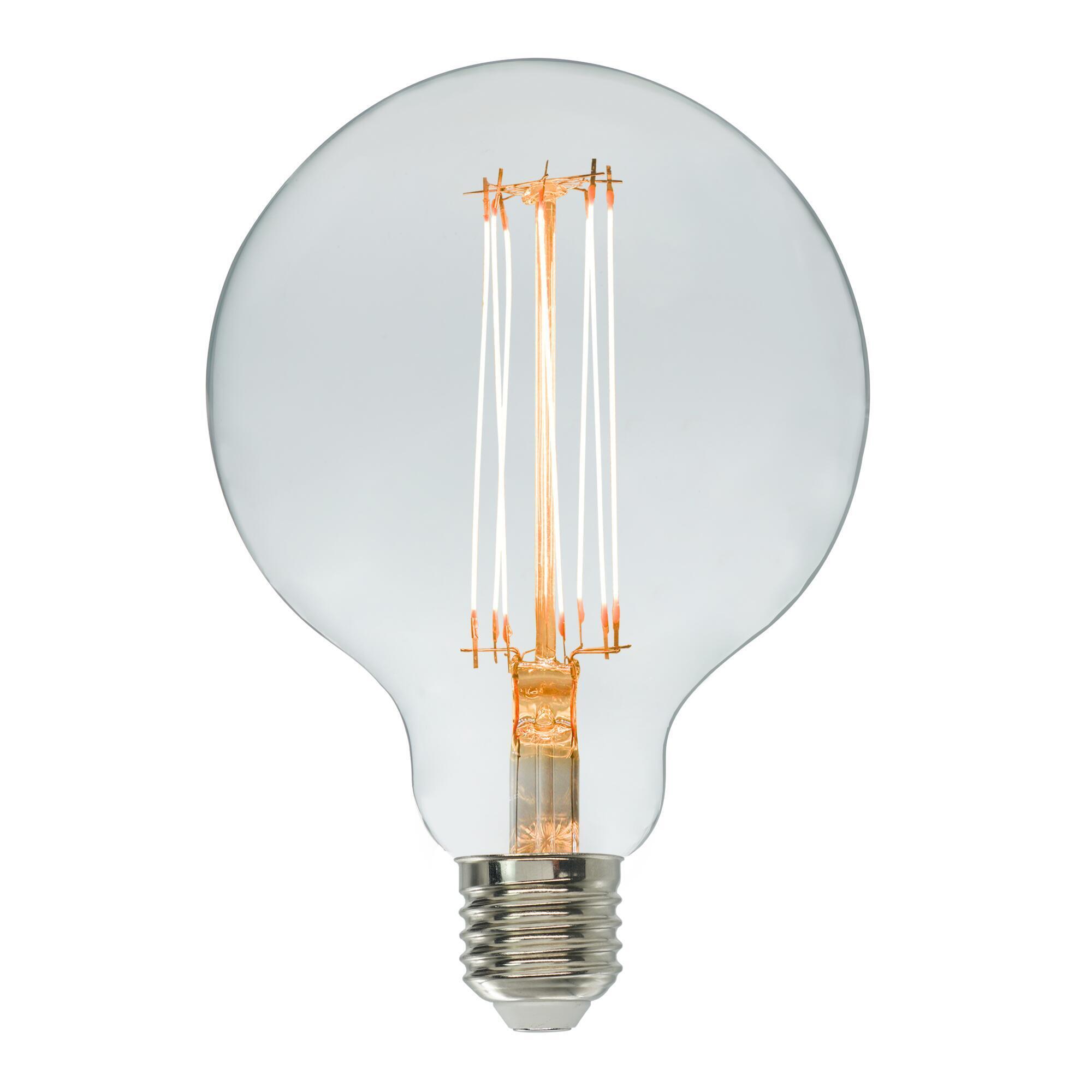 Lâmpada led filamentos carbono E27 G95 500lm 2700k - 7