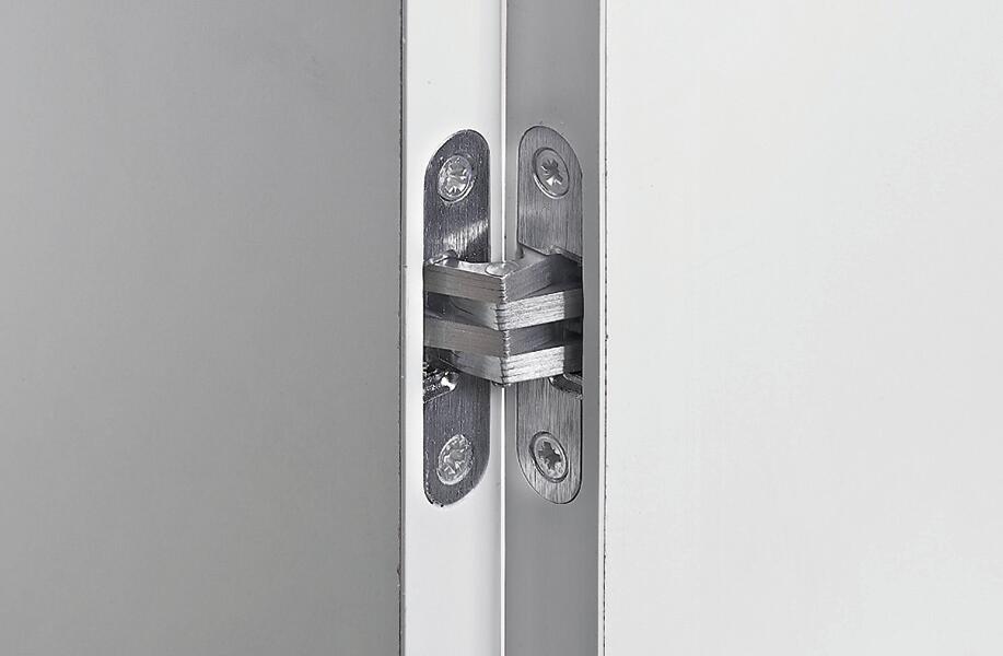 Charnière invisible l.17 mm, encastrée, 180° - 2