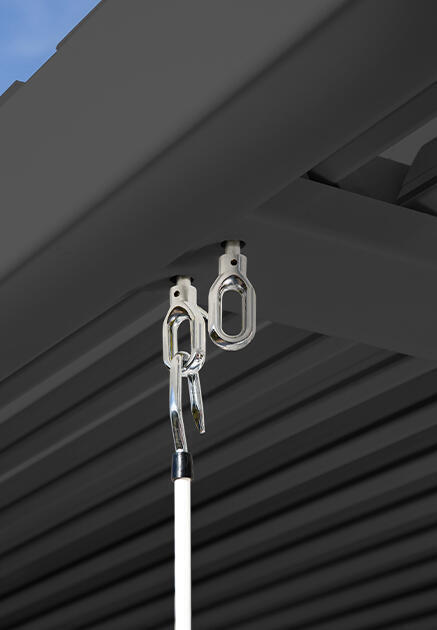 Pergola bioclimatique autoportante NATERIAL Odyssea, aluminium, 11.52 m² - 11