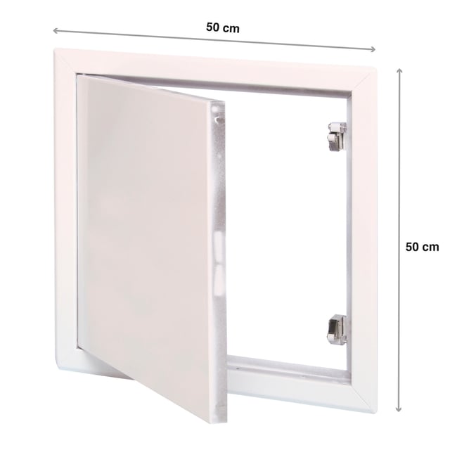 Trappe de visite blanche laquée SEMIN, 50 x 50 cm