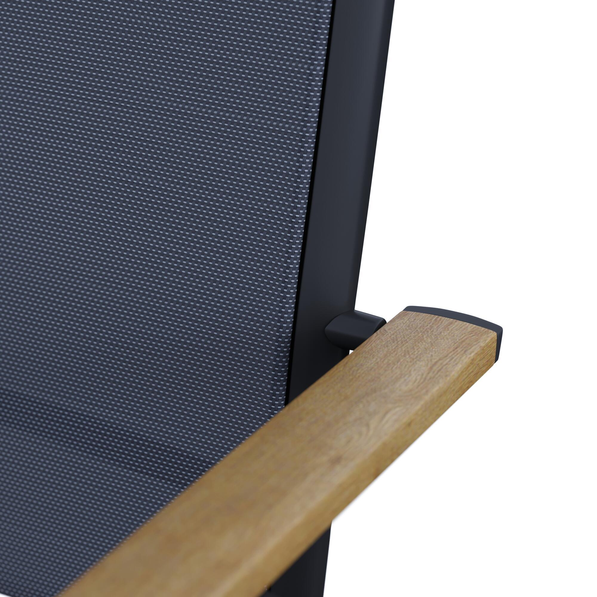 Chaise de jardin NATERIAL Oris en aluminium gris - 7