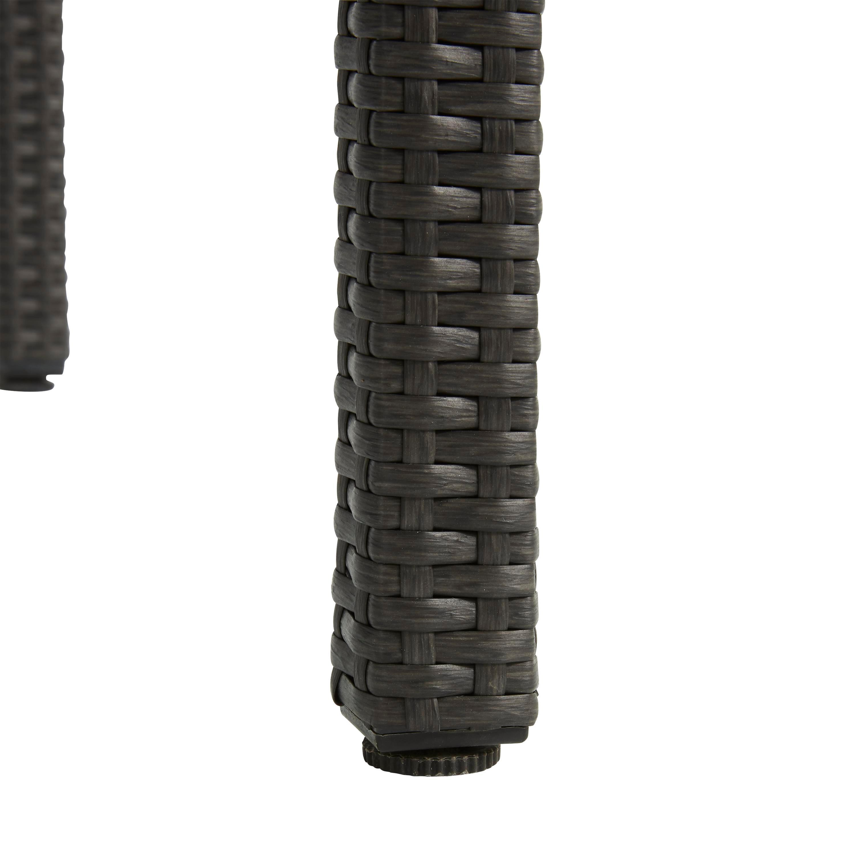 Tavolo da pranzo per giardino Noa NATERIAL in acciaio con piano in vetro grigio per 6 persone 150x90cm - 8