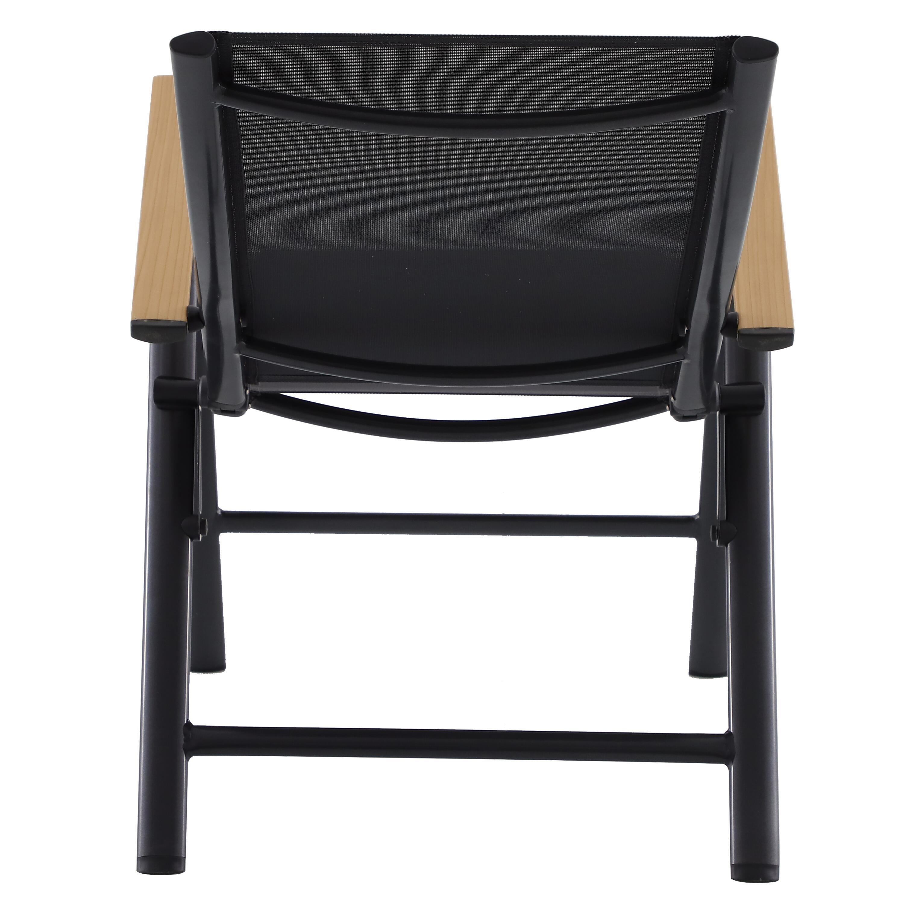 Chaise de jardin NATERIAL Oris en aluminium gris - 5