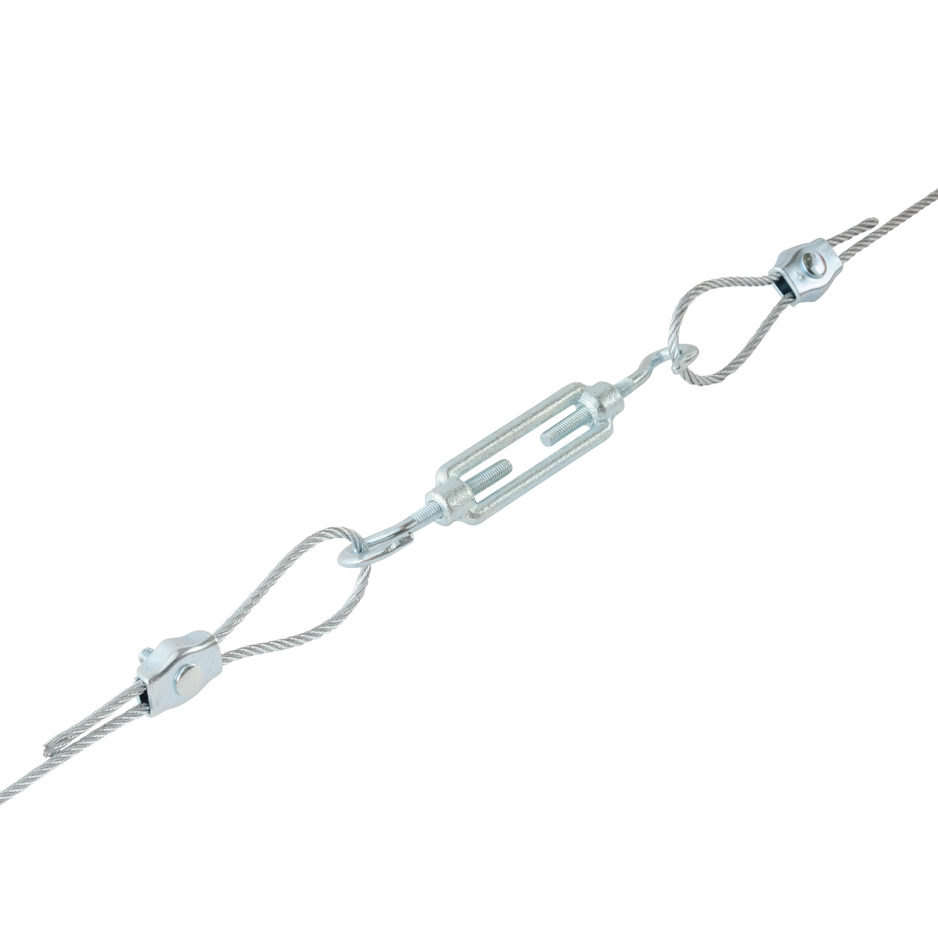 Câble nu acier STANDERS, Diam.2.9 mm x L.10 m - 6