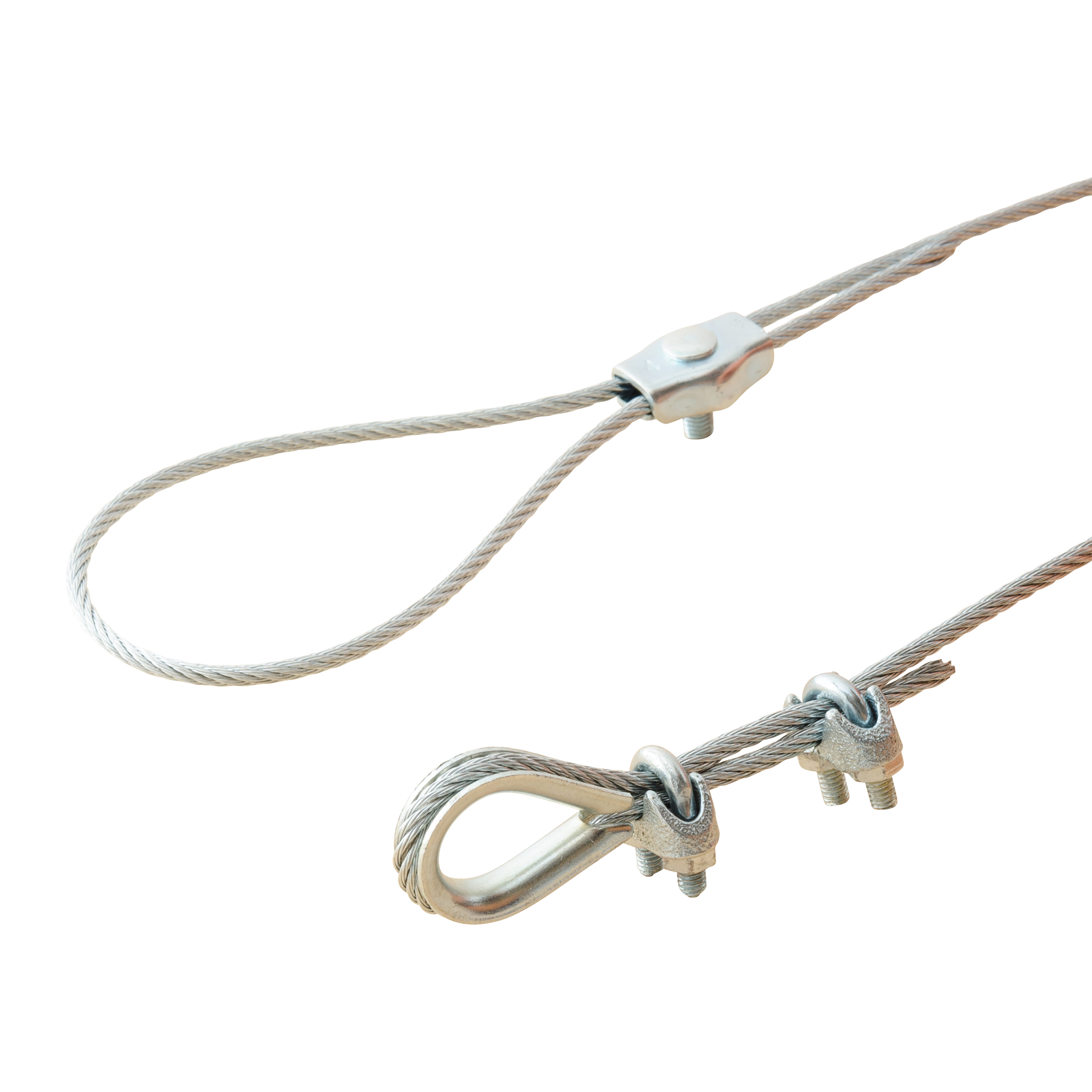 Câble nu acier STANDERS, Diam.2.9 mm x L.10 m - 5