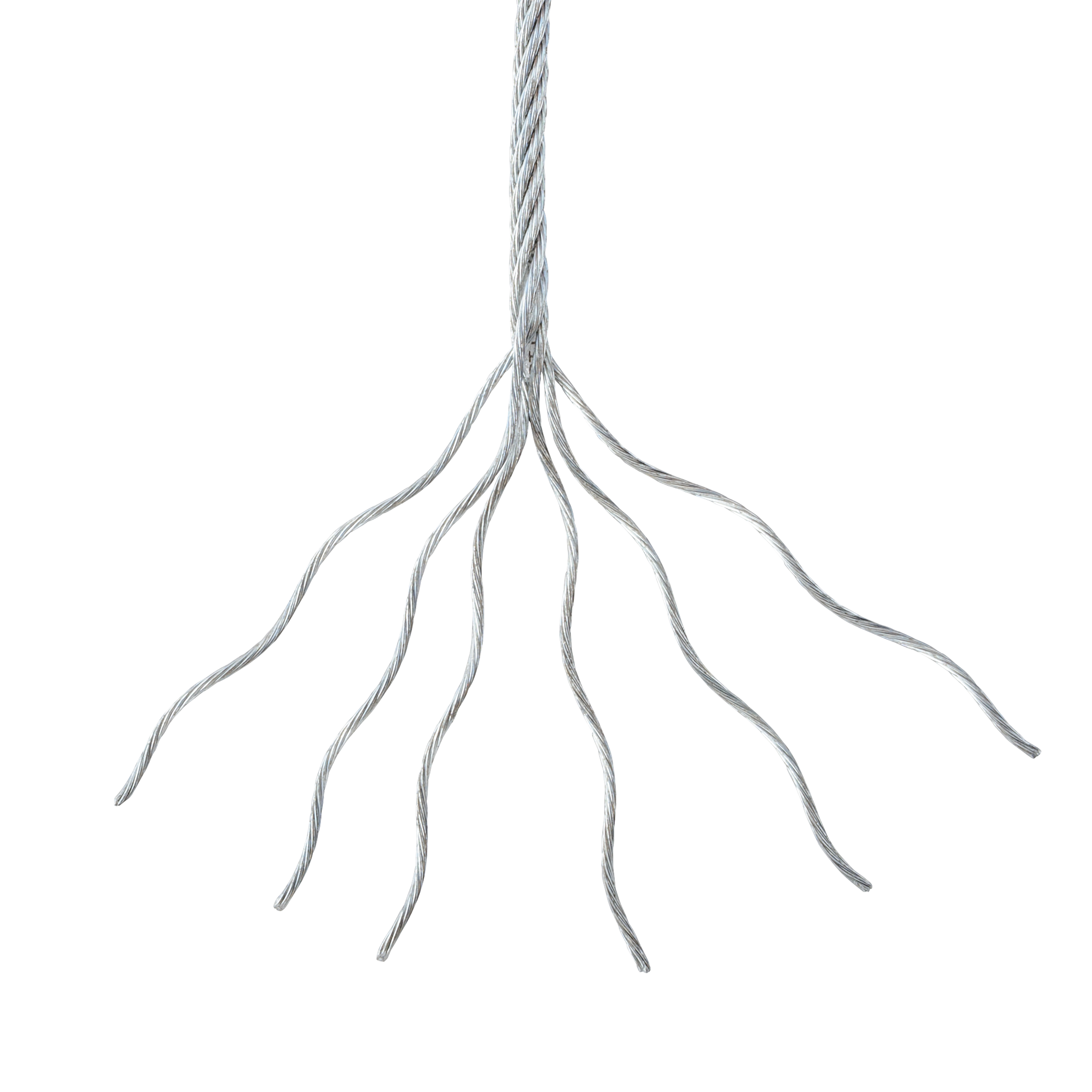 Câble nu acier STANDERS, Diam.4 mm x L.5 m - 6