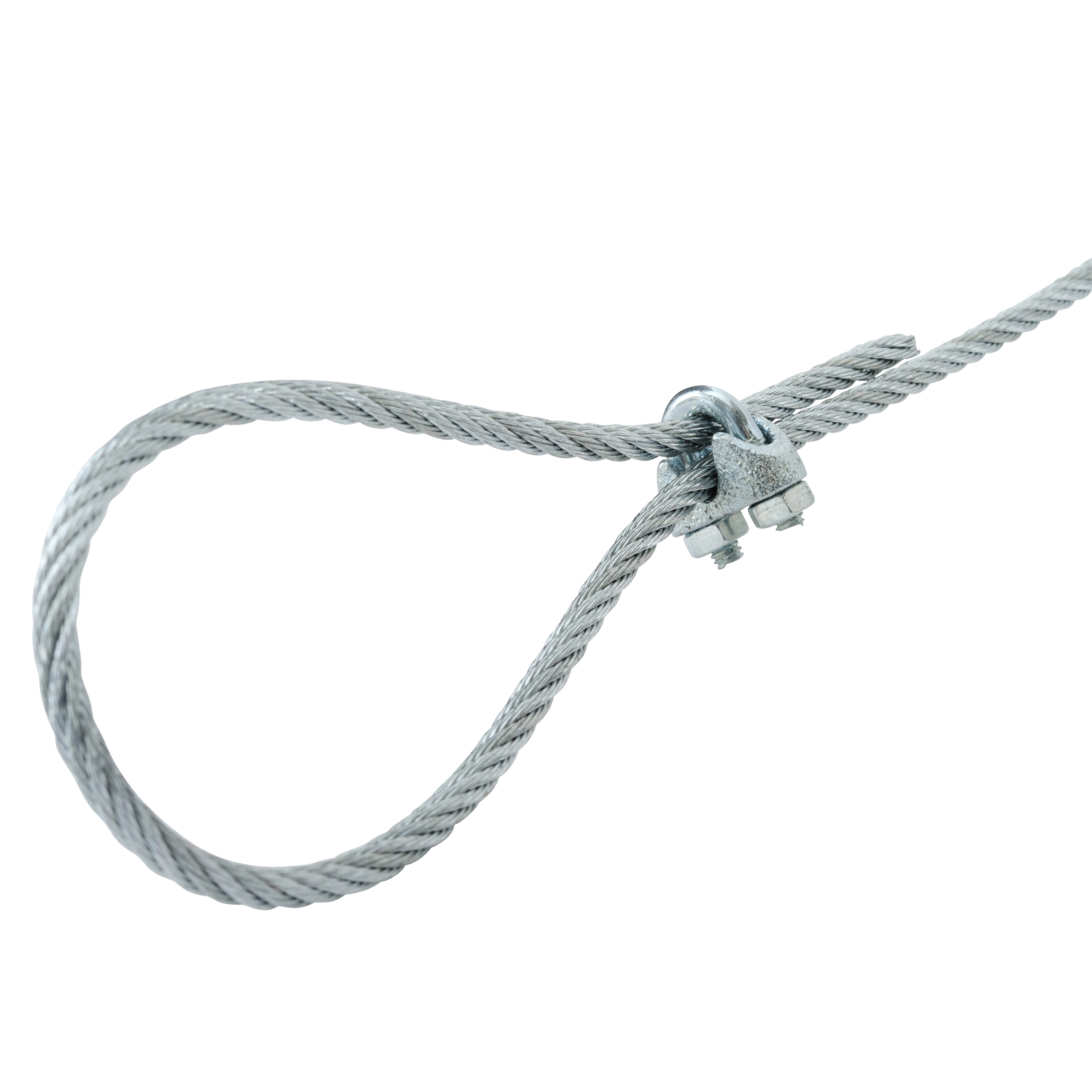 Morsetto serracavo STANDERS CW7-1X in acciaio zincato per cavo Ø 3-4 mm, 2 pezzi - 3
