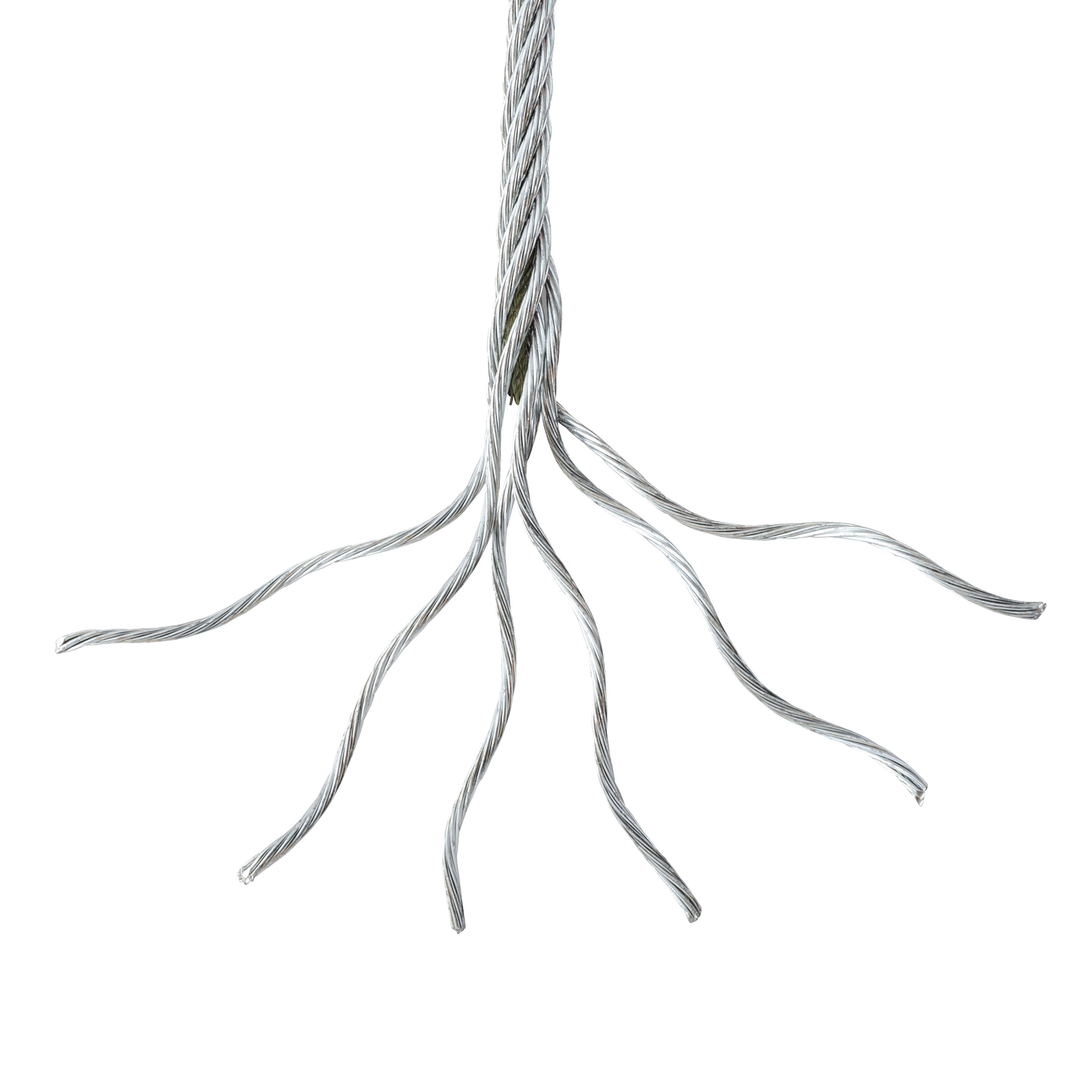 Linka stalowa ocynkowana 431 kg 6 mm x 10 m Standers - 5