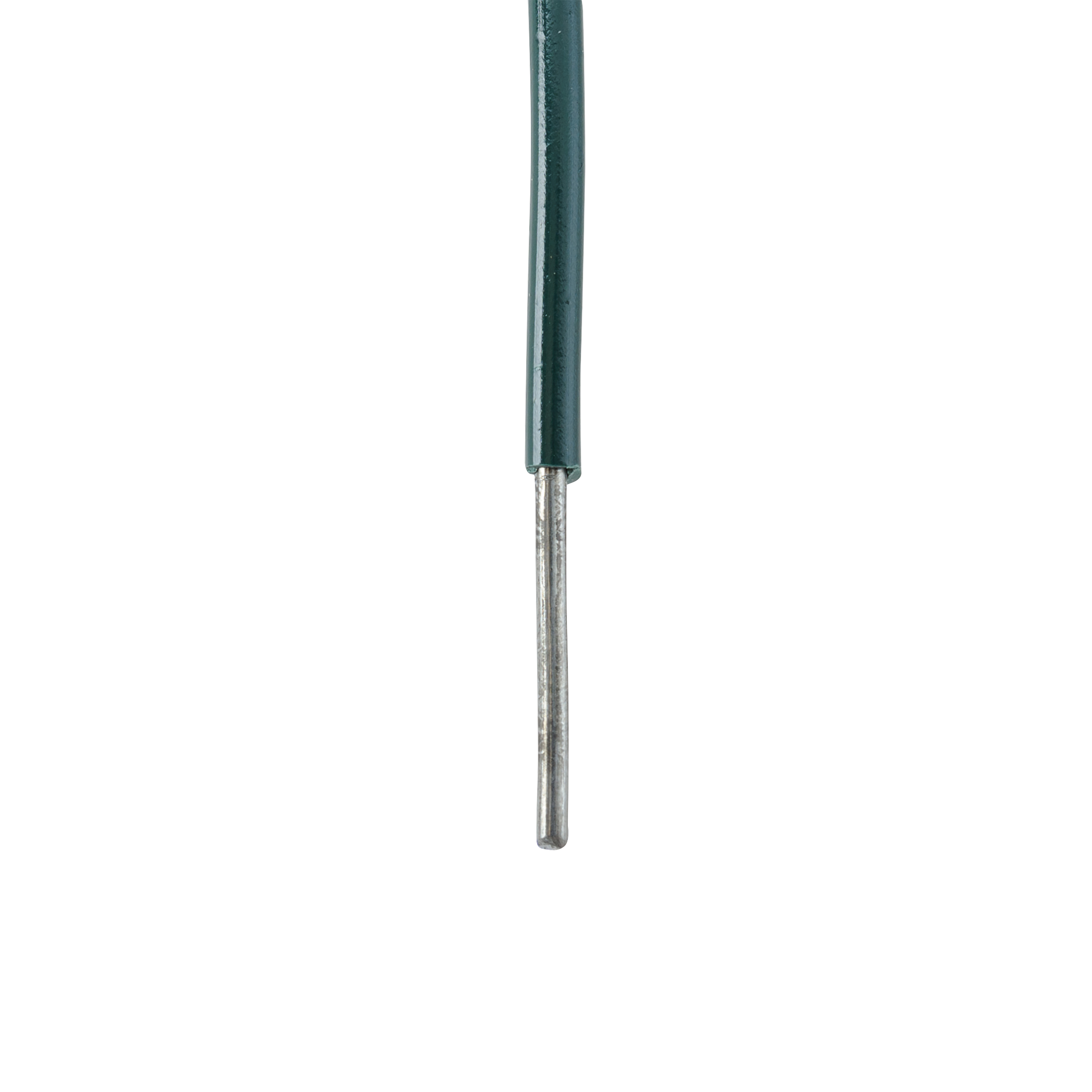 Alambre plastificado verde de 20 m de longitud y 2.7 mm de ø - 6