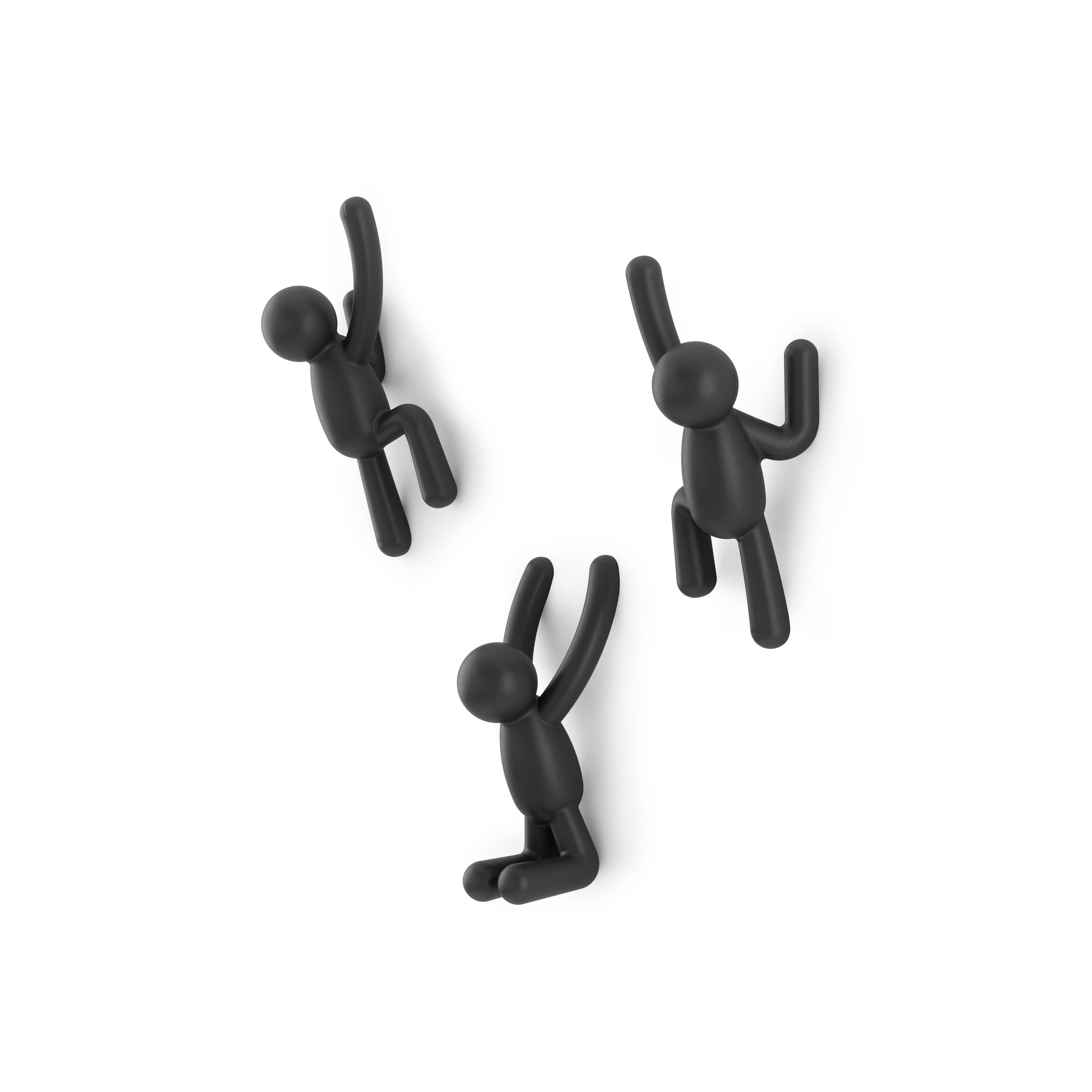 Figurine Buddy, noir H.16.5 x l.9 cm - 5