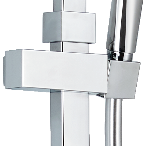 Colonna doccia con miscelatore Studio termostatico cromo - 15