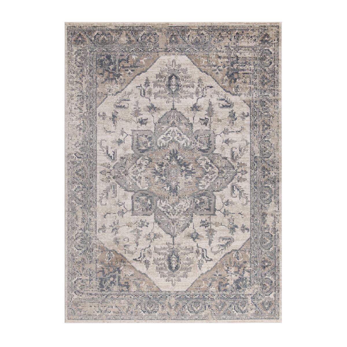 Tappeto Ohio B orientale crema e beige chiaro, L 290 x L 200 cm - 8