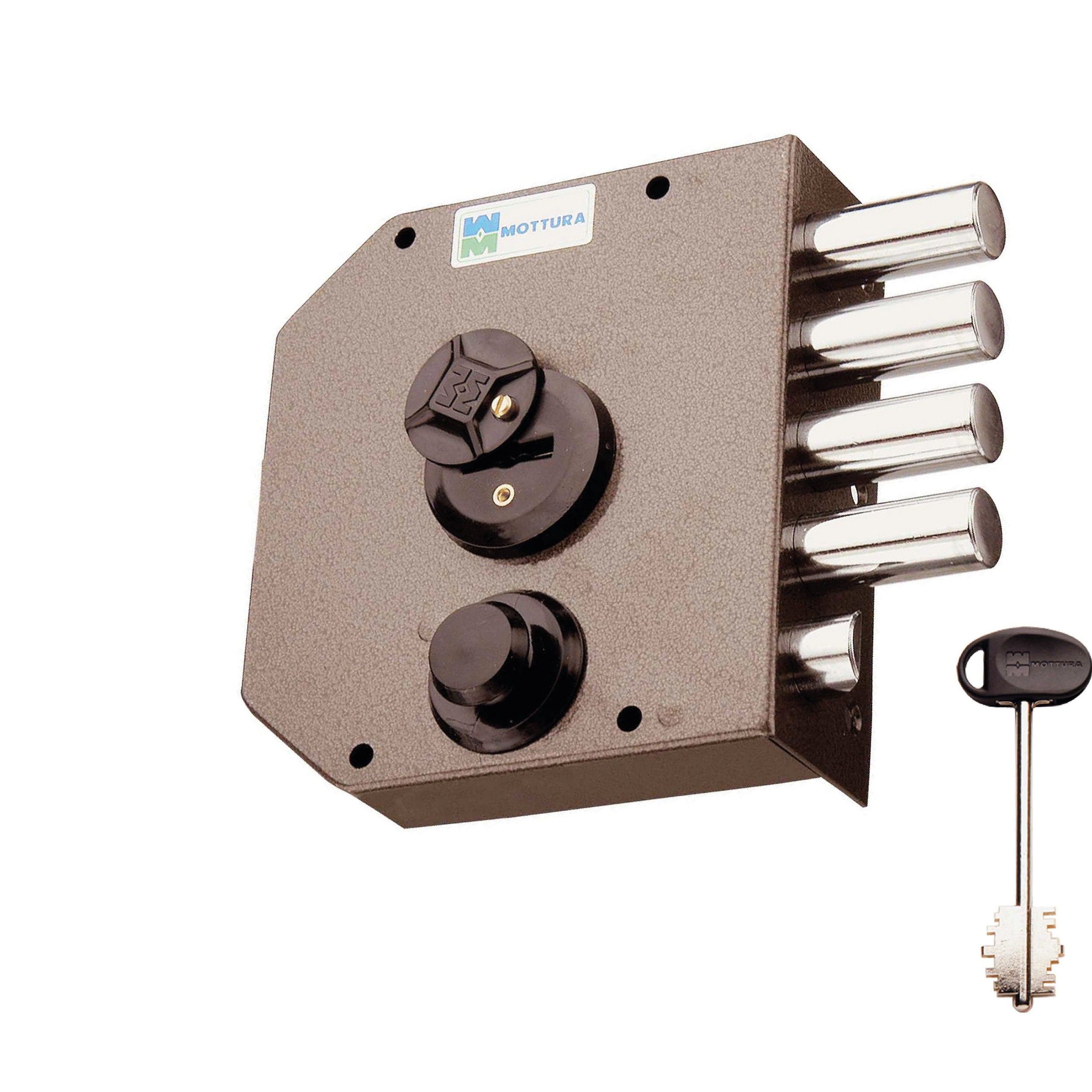 Cerradura Para Cilindro Europeo MOTTURA 38.630 – Modelo 38630VD00X, Apertura A La Derecha, Apta Para Puerta De Hoja