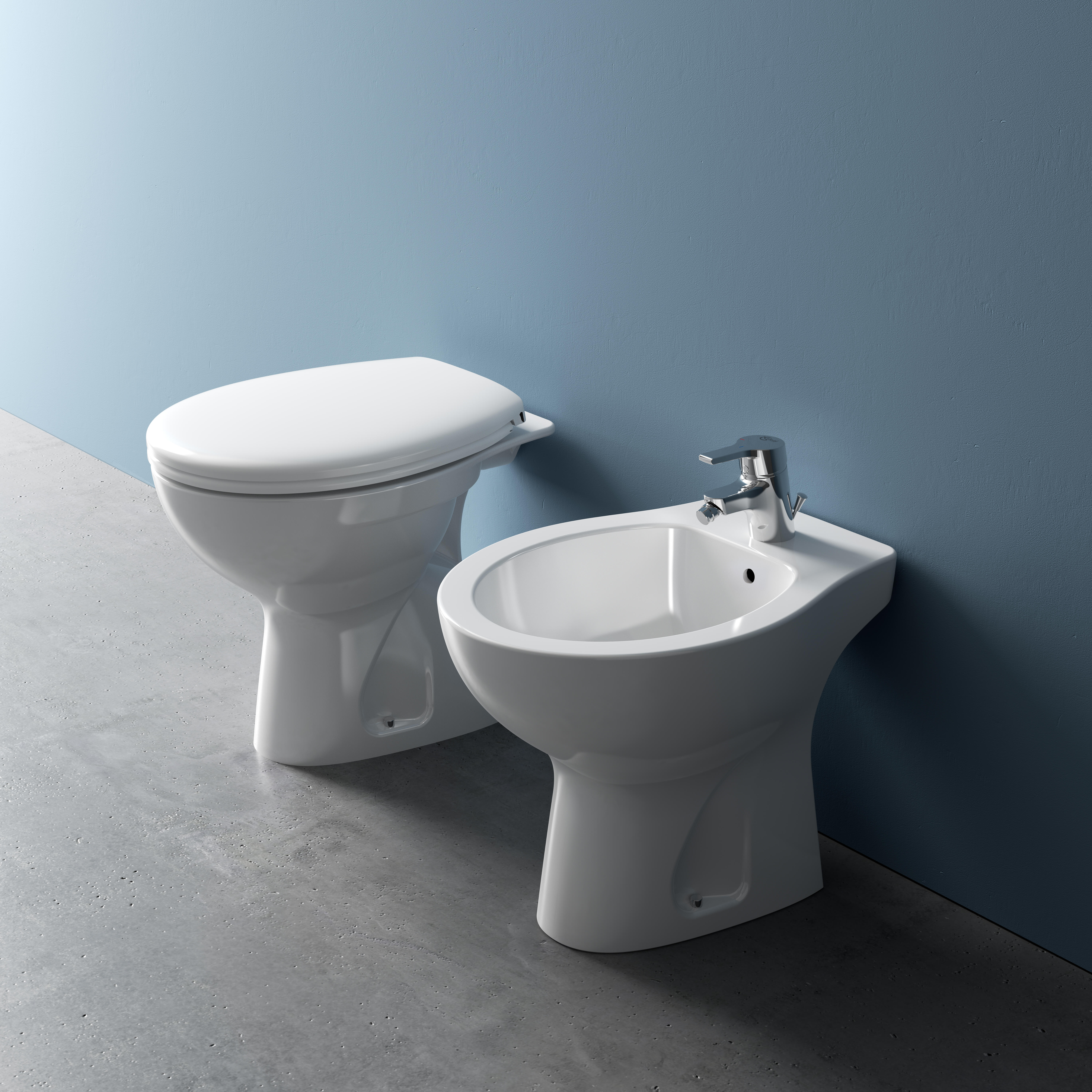 Bidet distanziato Tirso IDEAL STANDARD L 36 x H 39.5 x P 50 cm Bianco EUR - 3