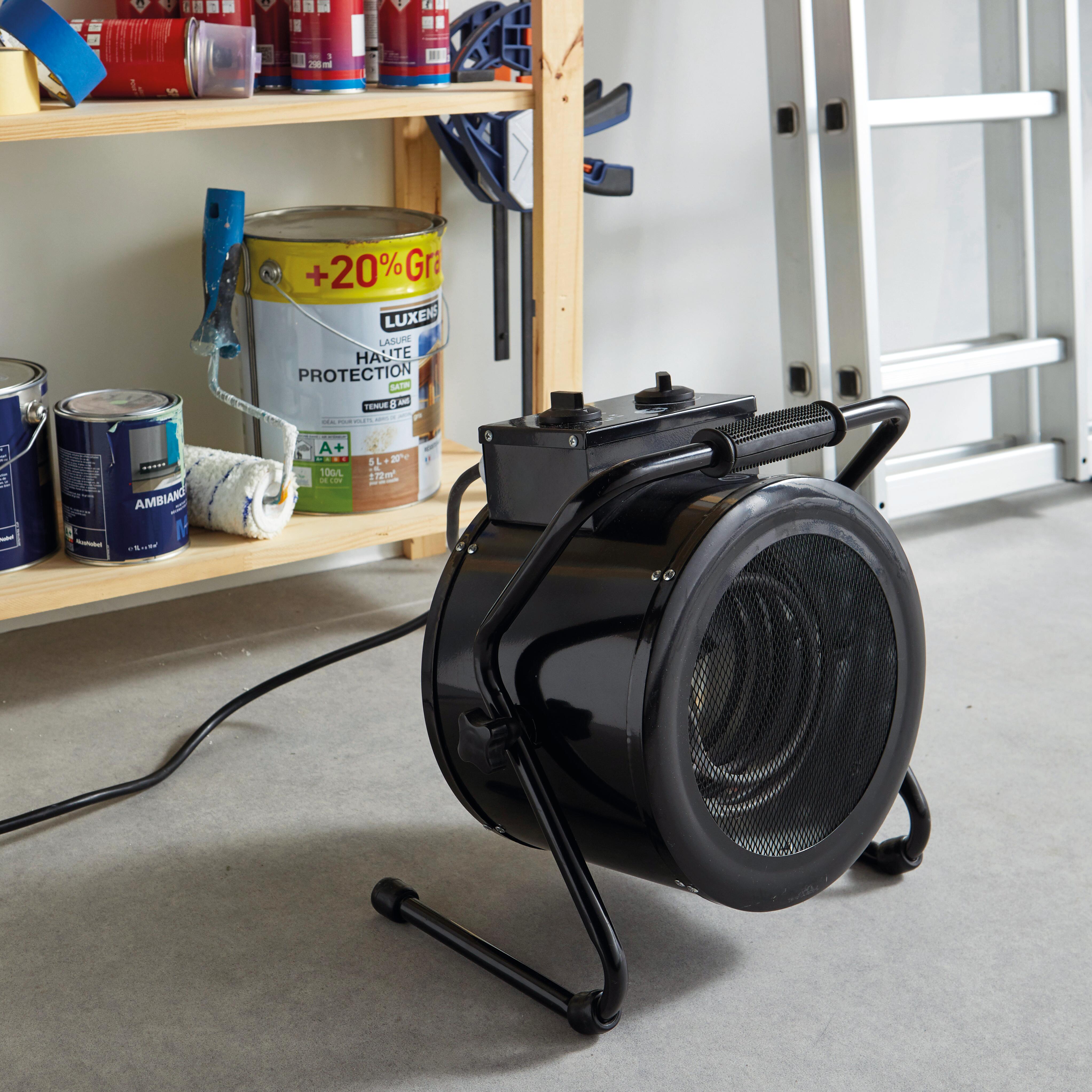 Calefactor para taller EQUATION 3300w color negro - 2