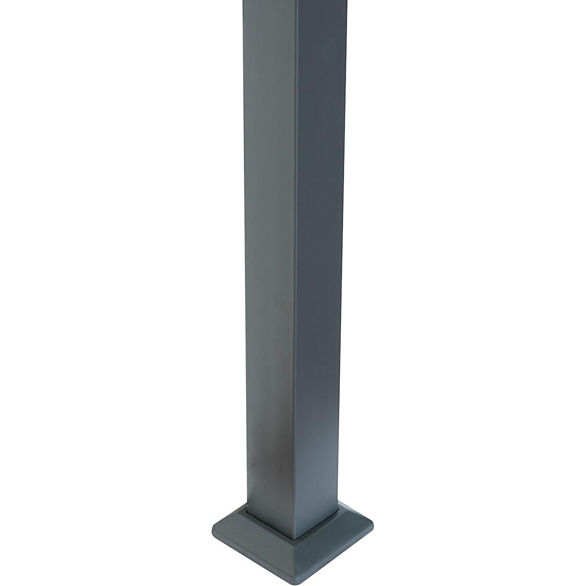 Pergola in acciaio antracite copertura mobile 2x3m - Horali NATERIAL - 7