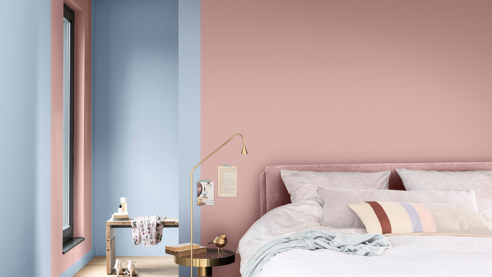 Testeur peinture mur, boiserie vieux rose satin DULUX VALENTINE Crème de couleur - 3