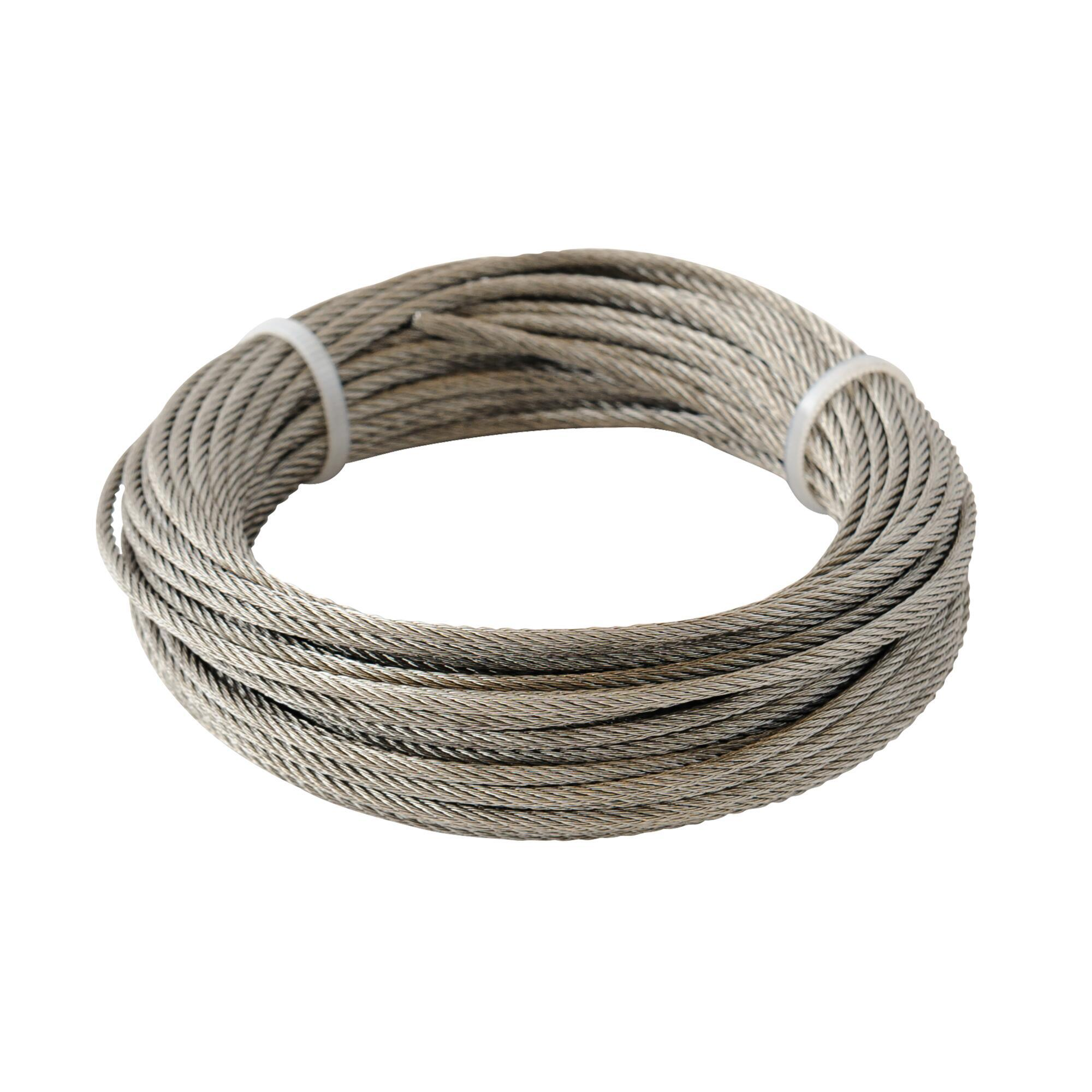 Câble nu acier inoxydable STANDERS, Diam.2 mm x L.10 m - 3