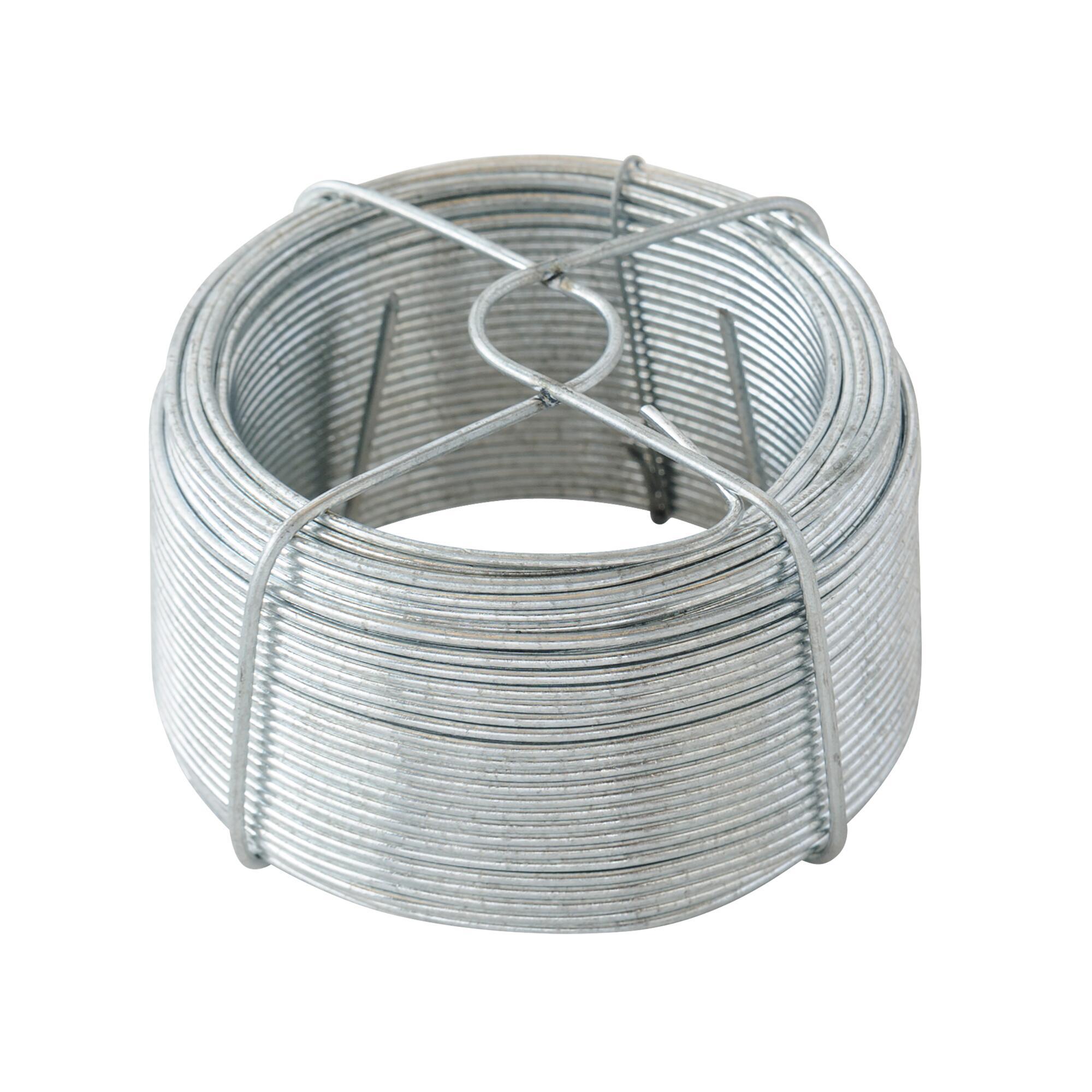 Fil acier galvanisé gris STANDERS, Diam.1.5 mm x L.30 m | Leroy Merlin