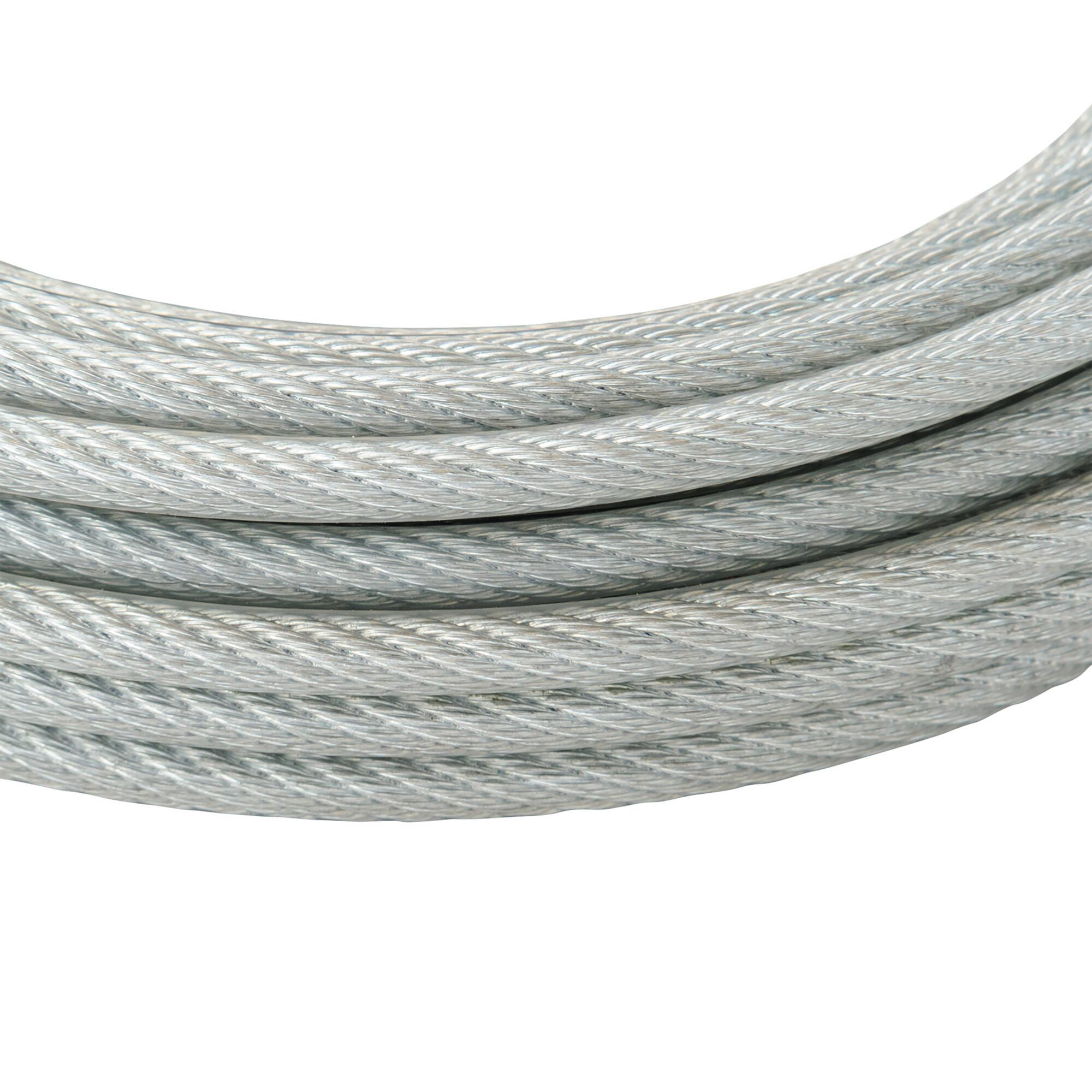 Câble gainé acier STANDERS, Diam.6 mm x L.10 m - 5