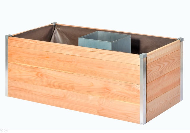 Potager sur pied bois l.115 x H.48 cm MON PETIT POTAGER