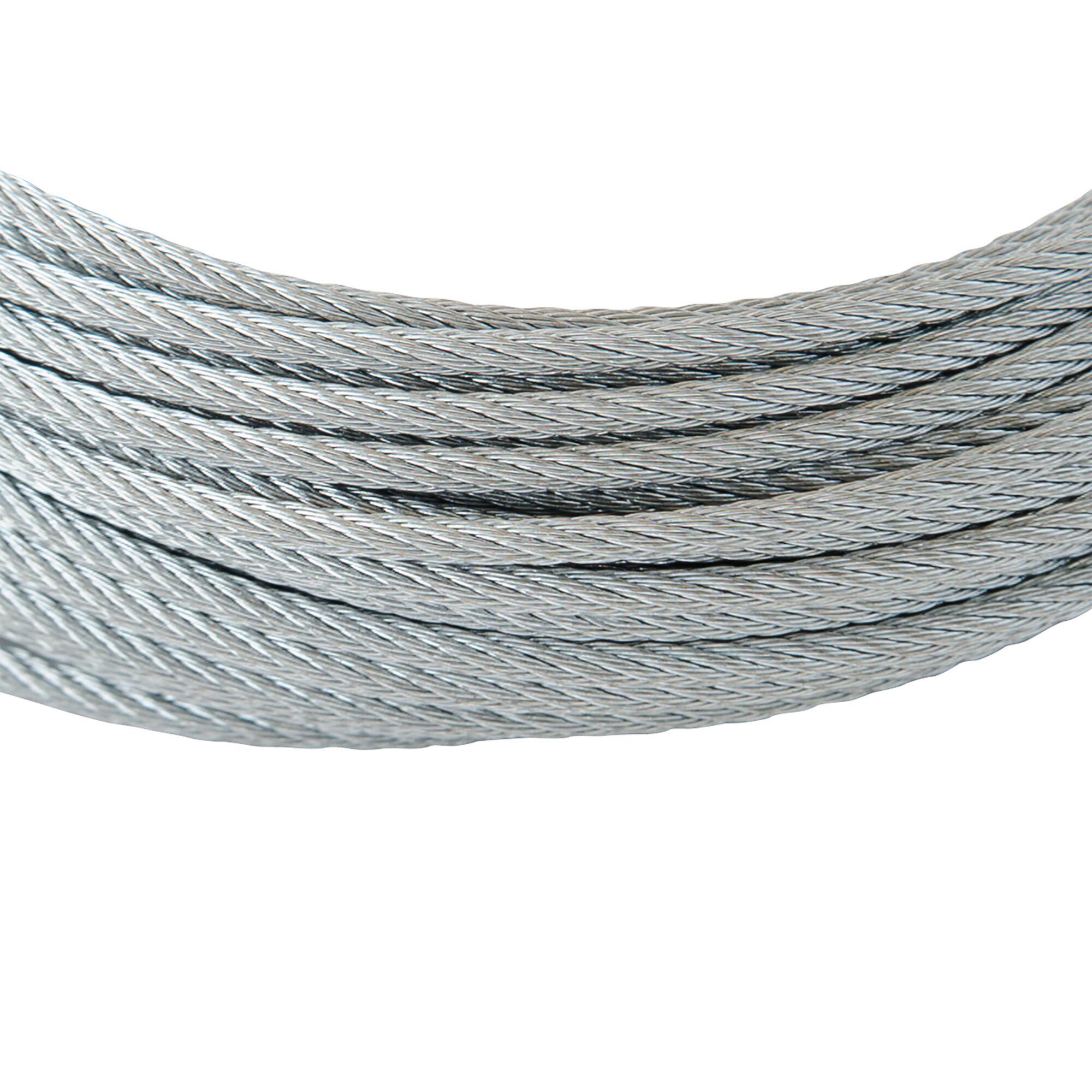 Câble nu acier STANDERS, Diam.2 mm x L.10 m - 7