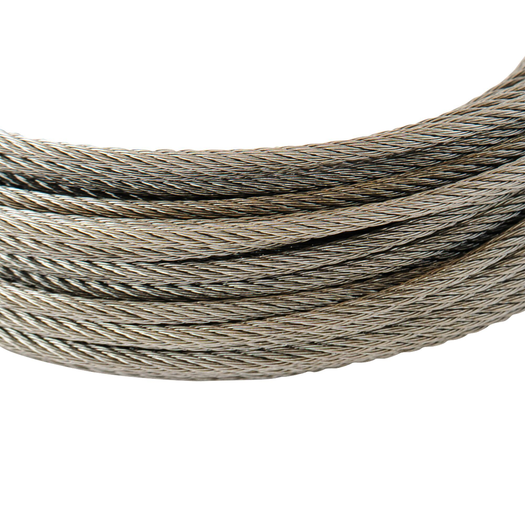 Câble nu acier inoxydable STANDERS, Diam.2 mm x L.10 m - 4