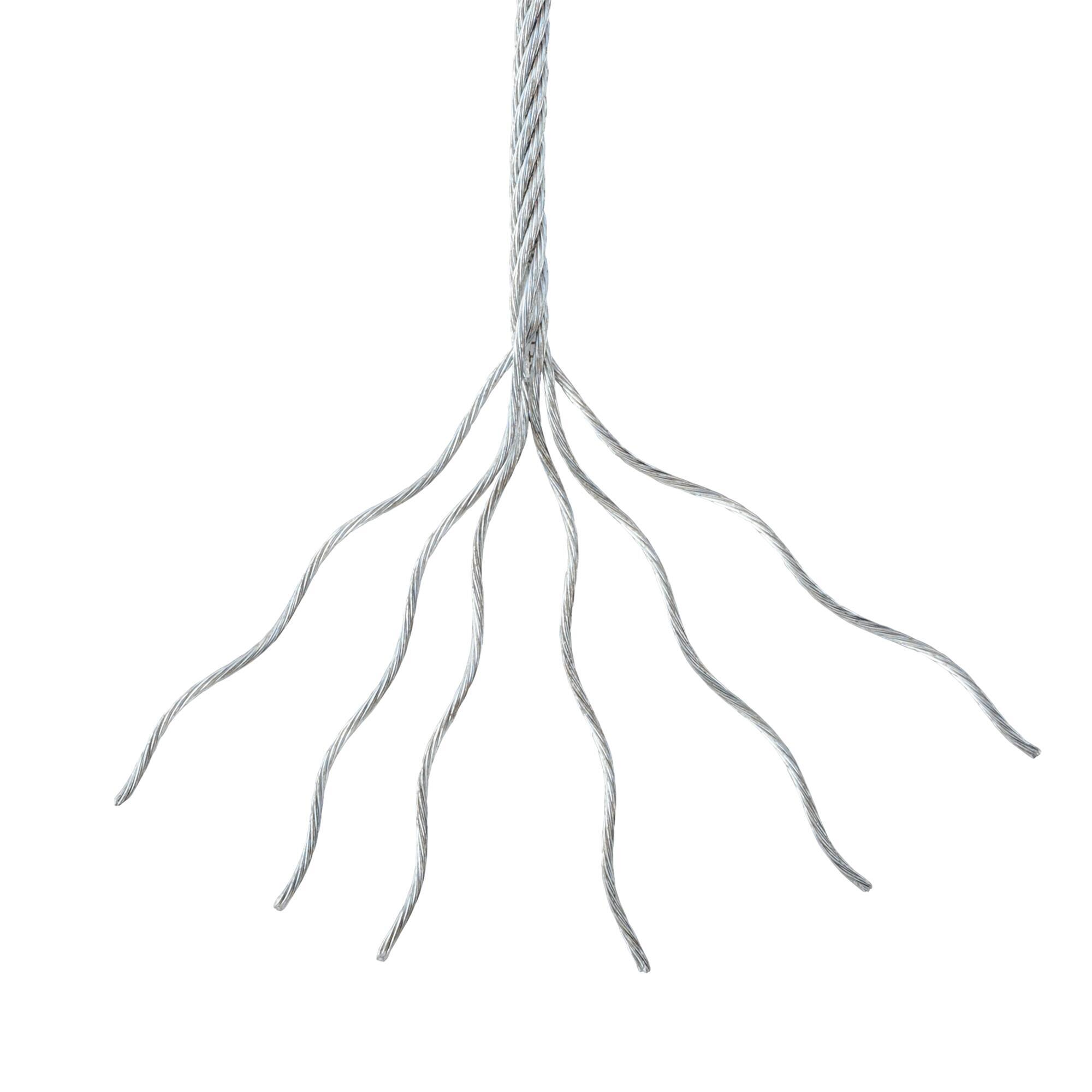 Câble nu acier STANDERS, Diam.4 mm x L.5 m - 5