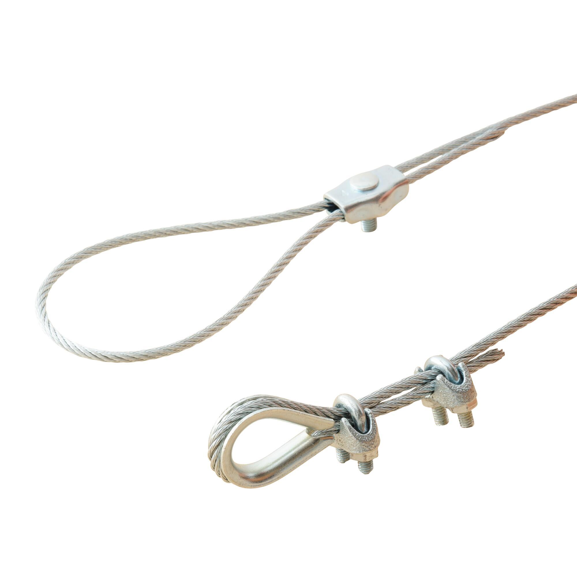 Câble nu acier STANDERS, Diam.2.9 mm x L.10 m - 3