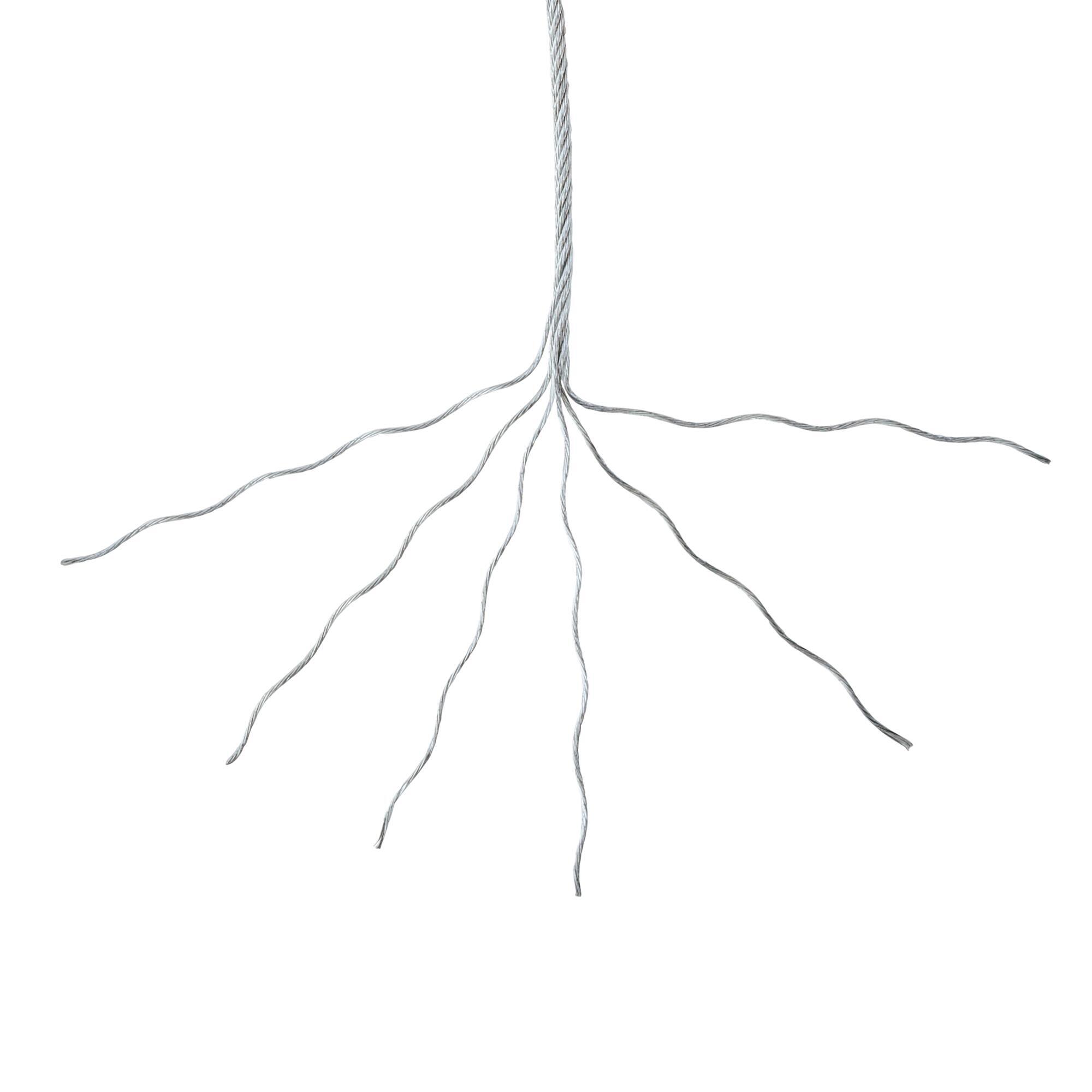 Câble nu acier STANDERS, Diam.2 mm x L.10 m - 6