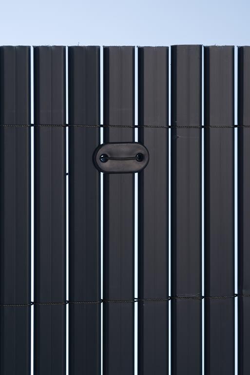 26 attaches canisses + fil pvc anthracite - 3