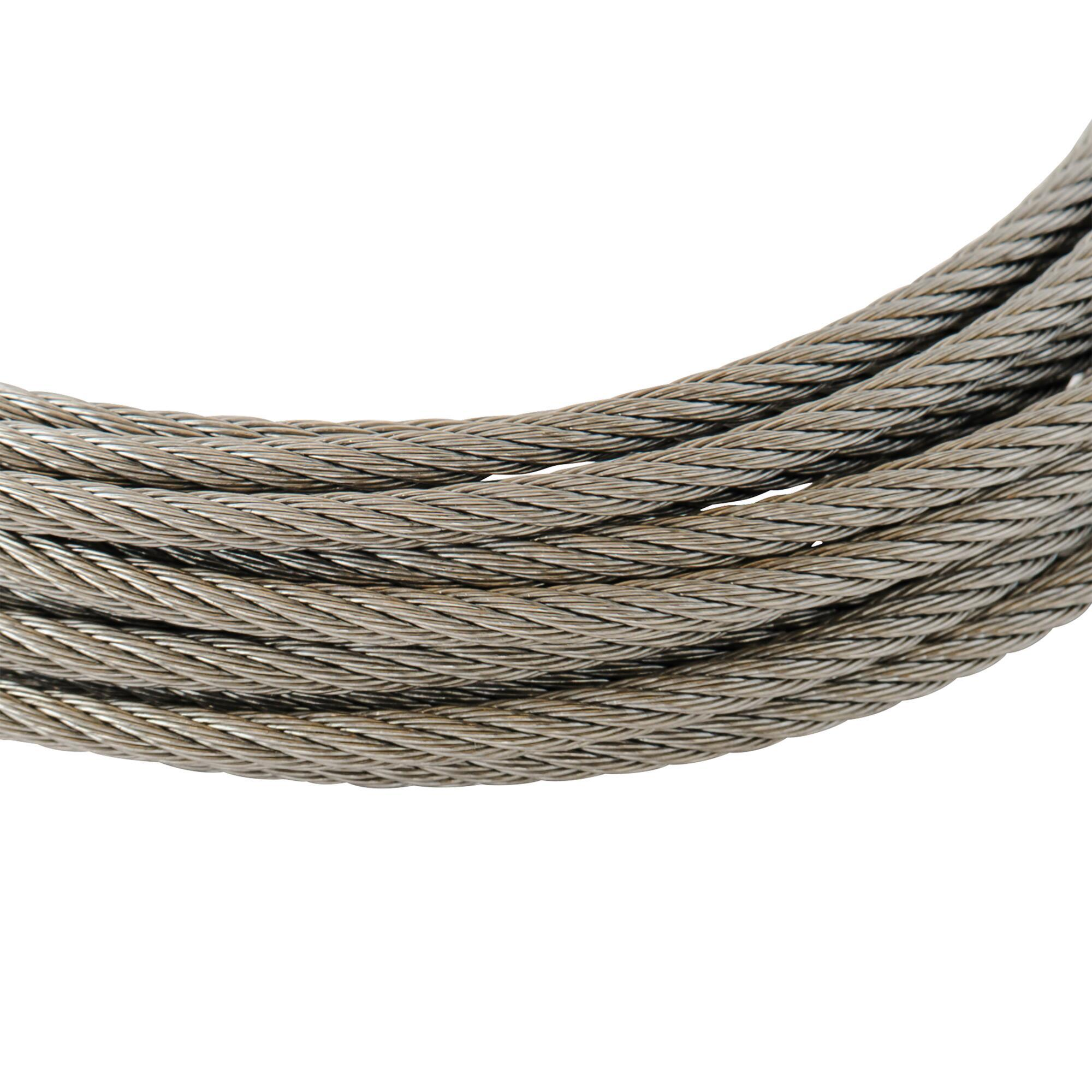 Câble nu acier inoxydable STANDERS, Diam.4 mm x L.5 m - 6