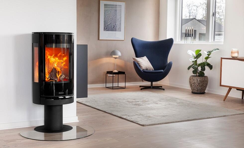 Poêle à bois ADURO Aduro 22.3 lux noir, 5.5 kW - 8