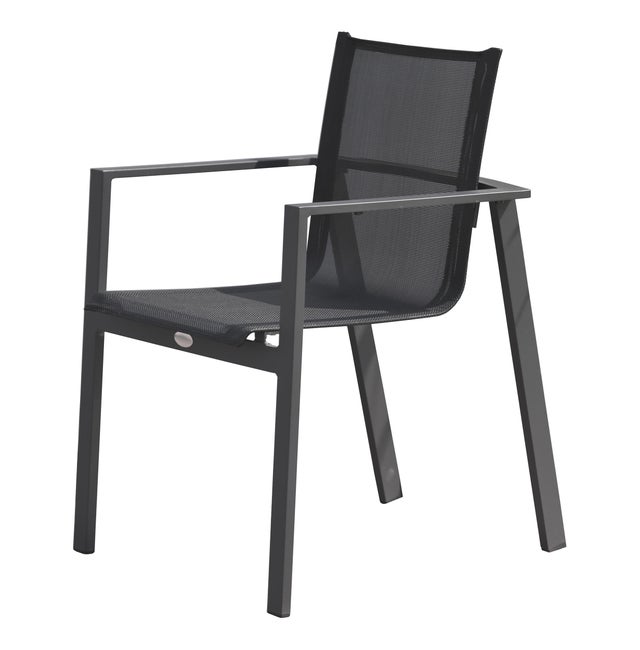 Fauteuil DCB GARDEN Alu-miami-ft en aluminium gris