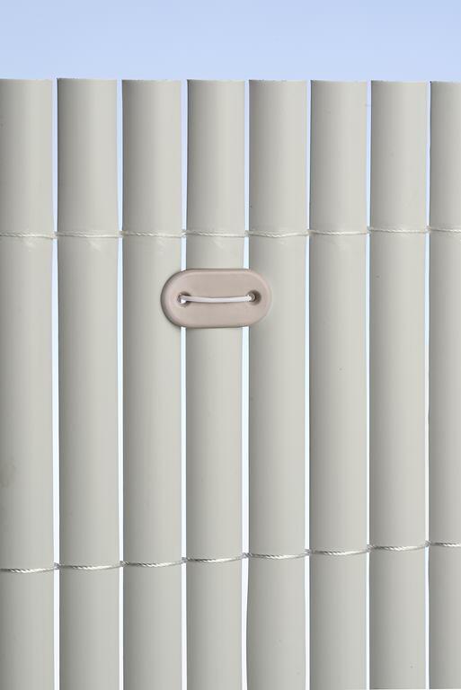 26 attaches canisses + fil pvc gris - 2