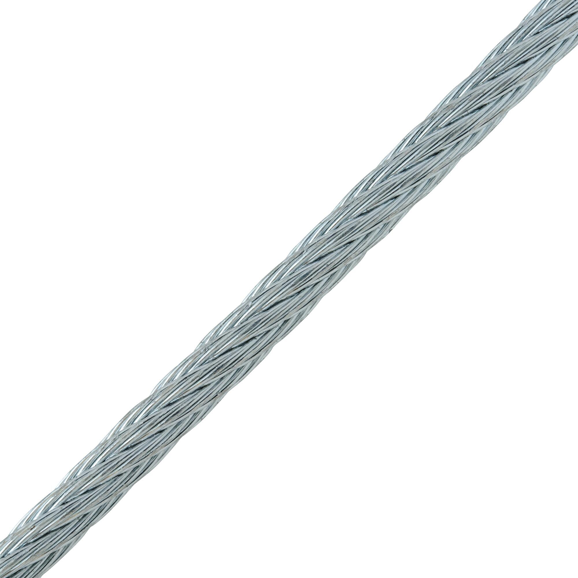 Câble nu acier STANDERS, Diam.2.9 mm x L.10 m - 8