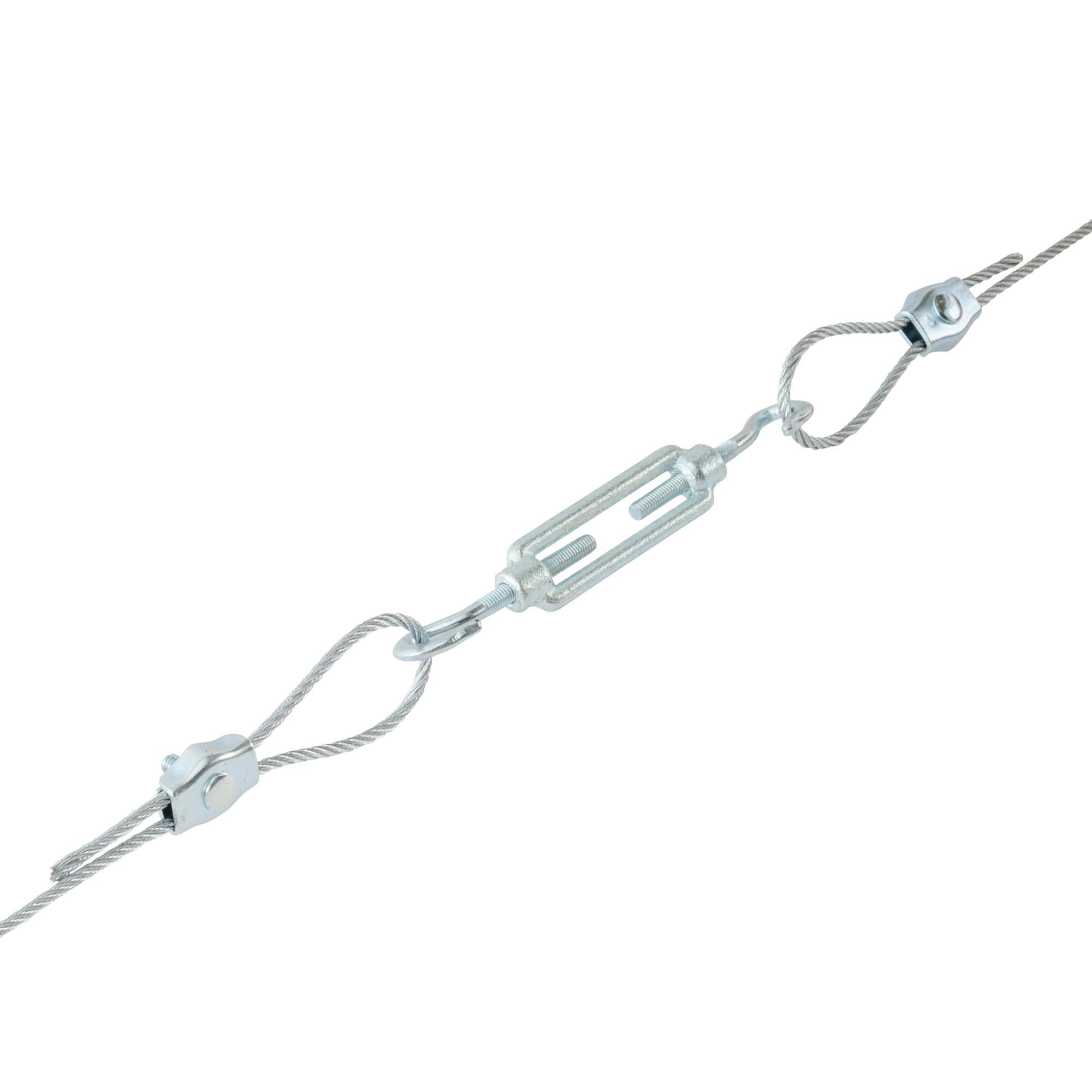 Câble nu acier STANDERS, Diam.2.9 mm x L.10 m - 2