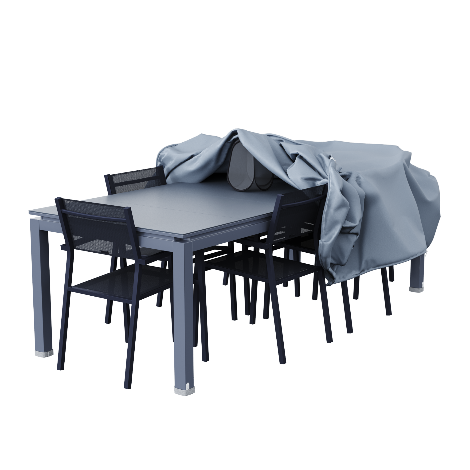 Cobertura para mesa rectangular, tamanho XL 250x130x60 cm Naterial - 2