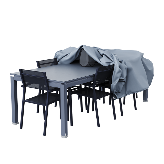 Housse de protection d'extérieur ensemble table et chaises NATERIAL l.250 x H.60