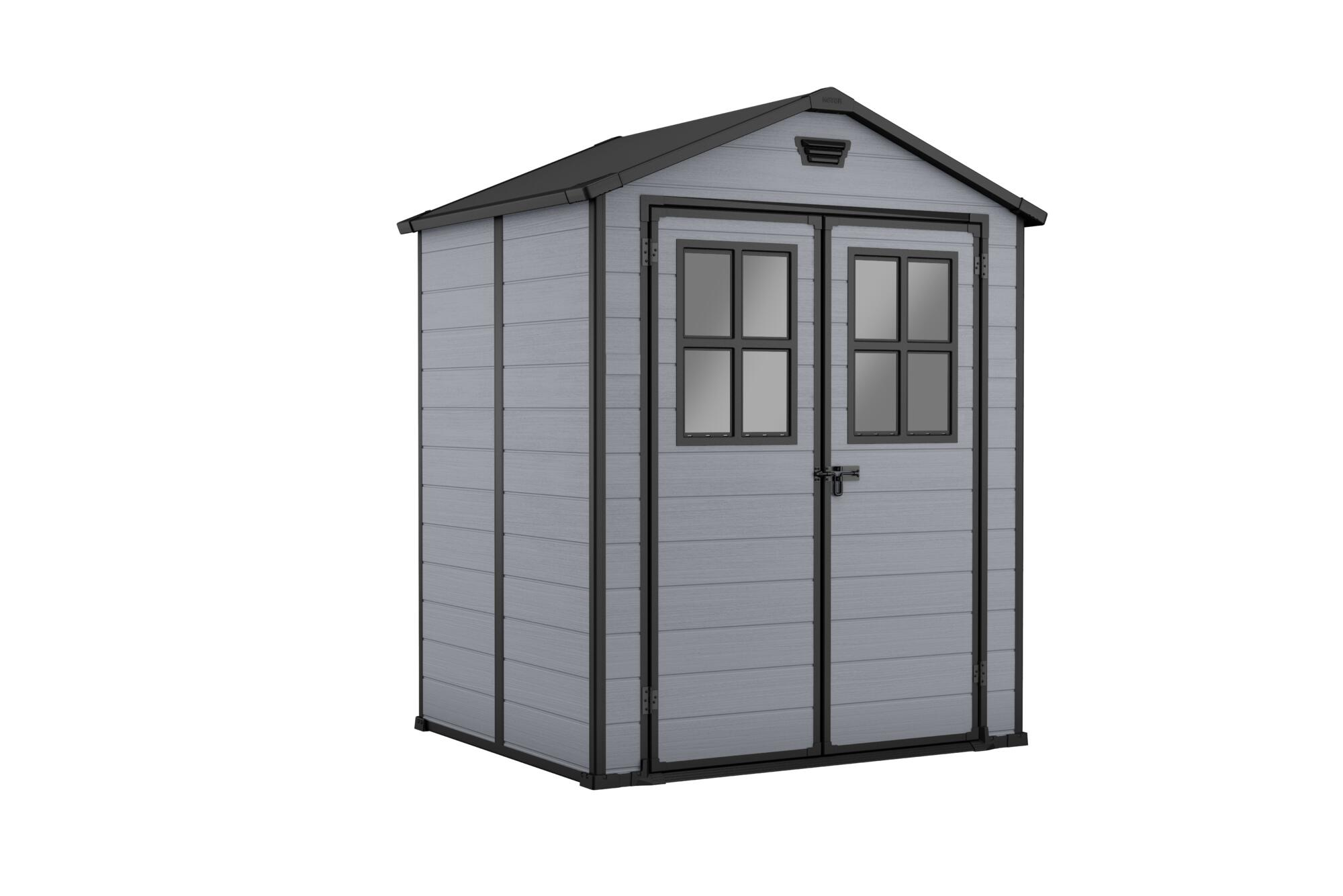 Caseta de resina manor 6x5 de 185x226x152 cm y 2.5 m2