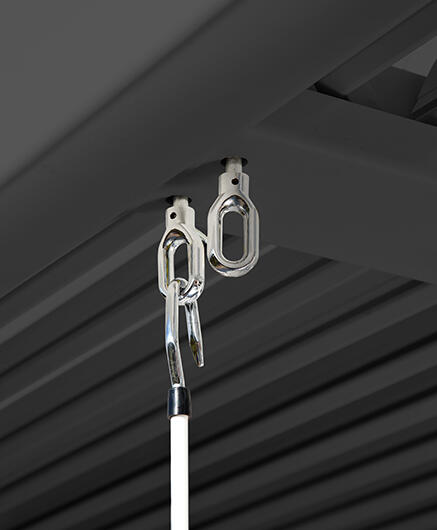 Pergola bioclimatica 3.2x3.6 m in alluminio antracite - Persea NATERIAL - 11