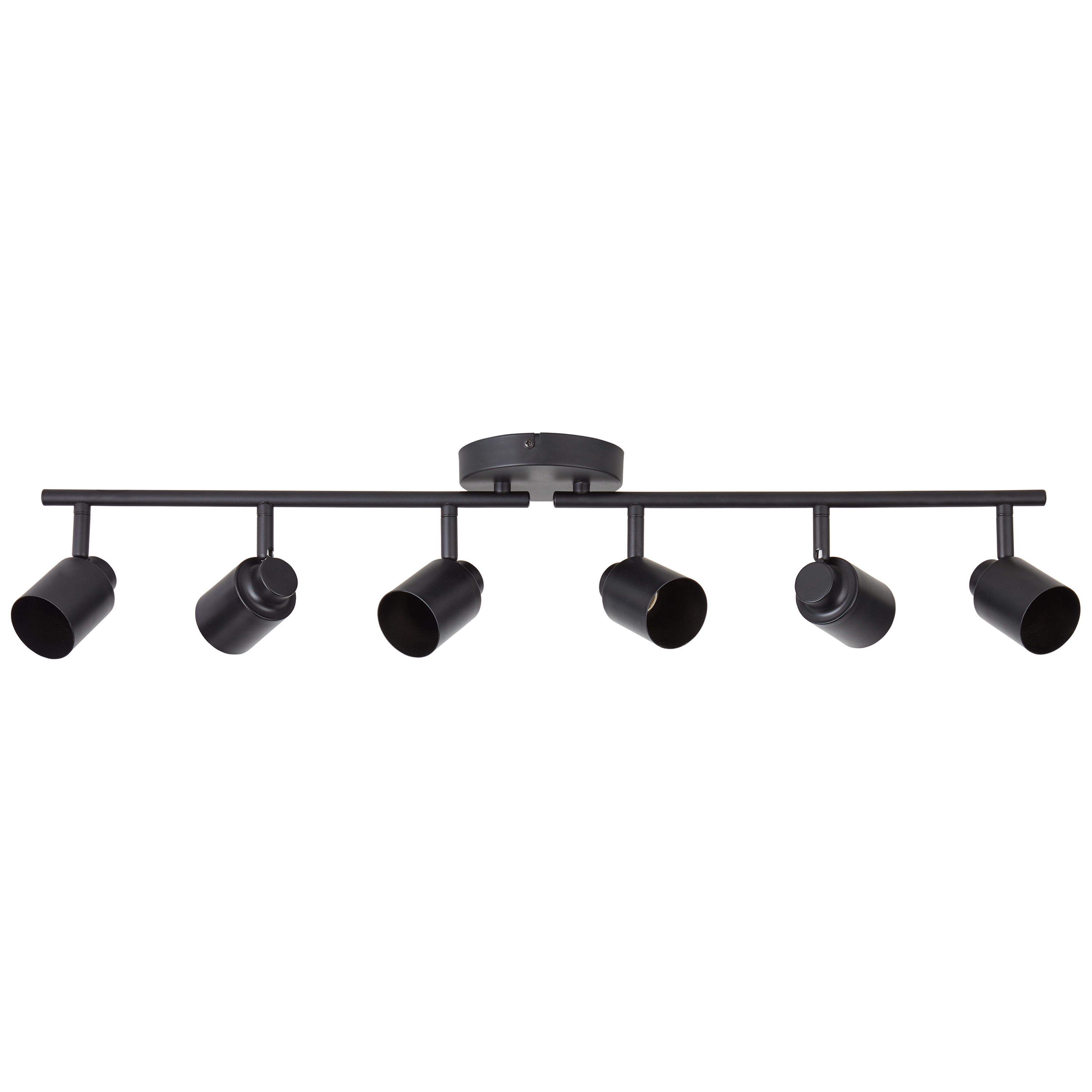 Faretto decorativo senza fonte luminosa TEKLA in acciaio nero GU10 50W INSPIRE 6 luci - 7