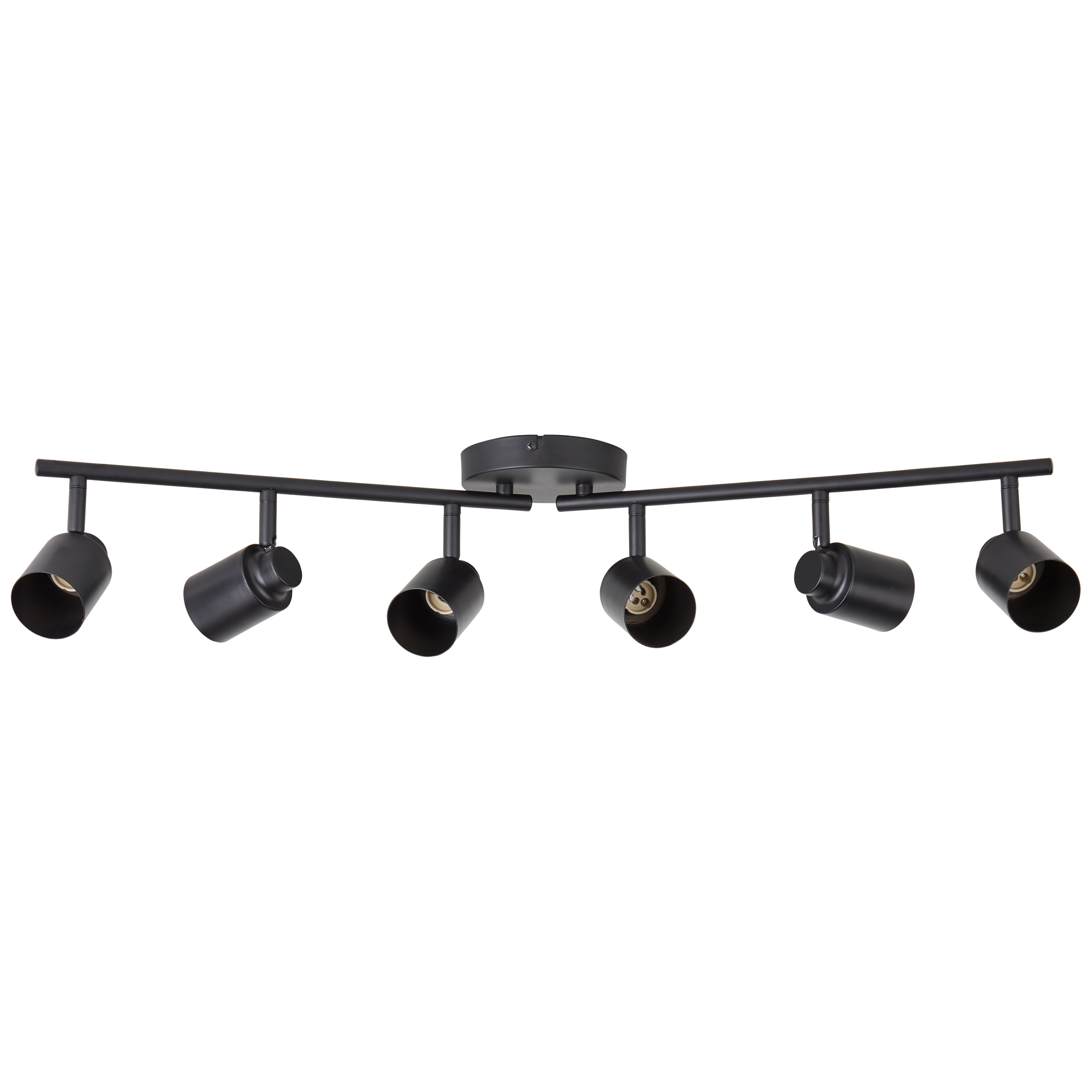 Faretto decorativo senza fonte luminosa TEKLA in acciaio nero GU10 50W INSPIRE 6 luci - 8