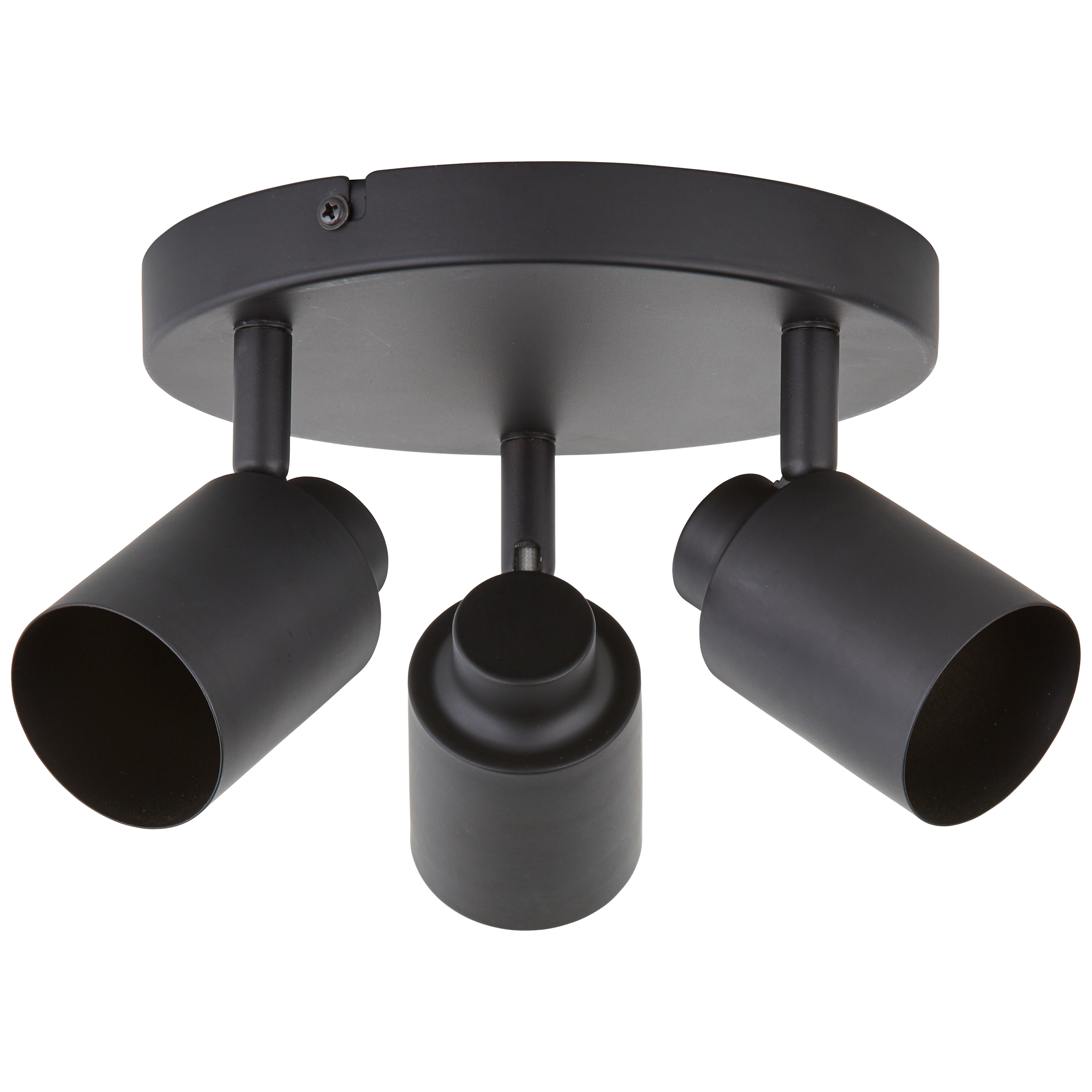 Faretto decorativo senza fonte luminosa TEKLA in acciaio nero GU10 50W INSPIRE 3 luci - 8