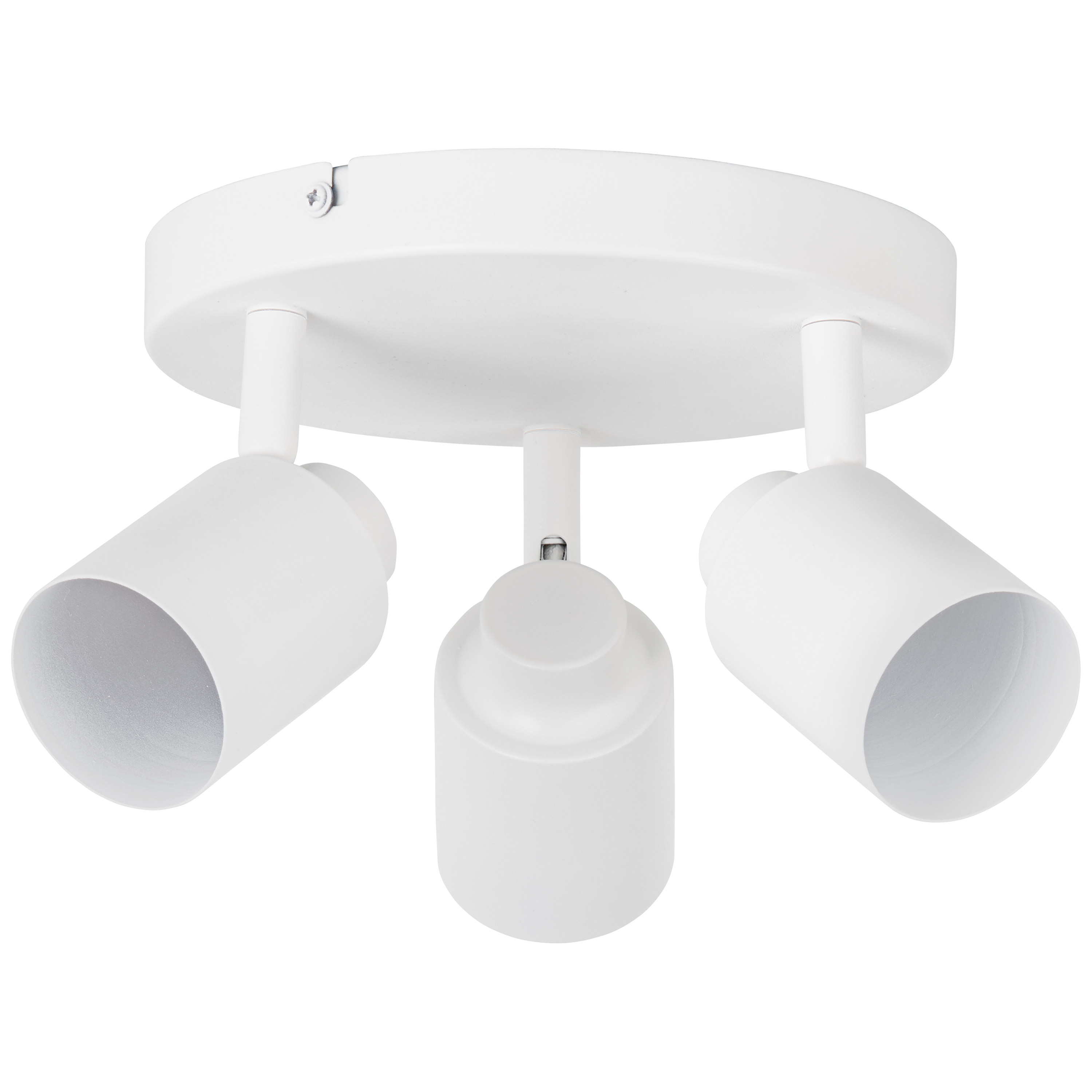 Faretto decorativo senza fonte luminosa TEKLA in acciaio bianco GU10 50W INSPIRE 3 luci - 6