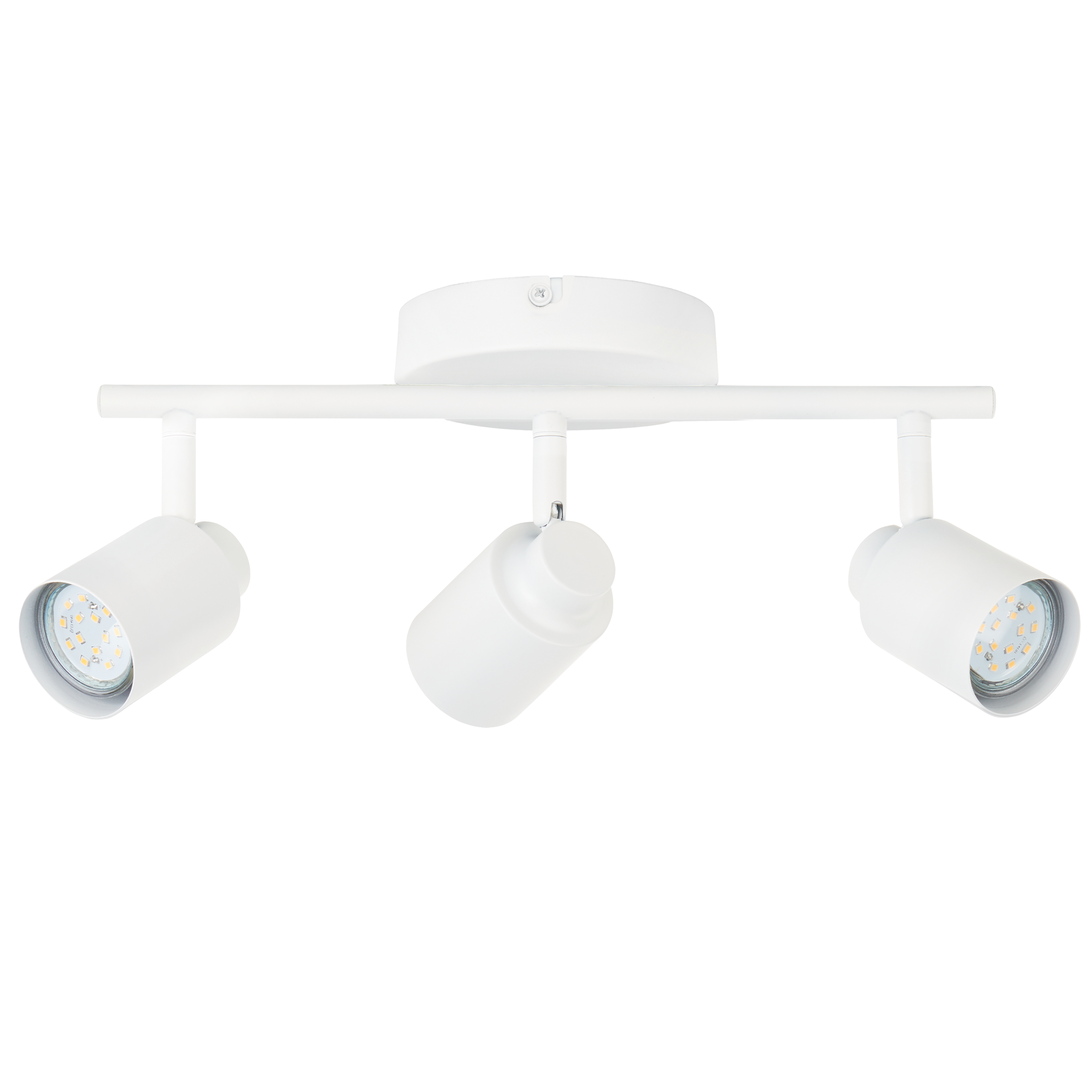 Faretto decorativo senza fonte luminosa TEKLA in acciaio bianco GU10 INSPIRE 3 luci - 7